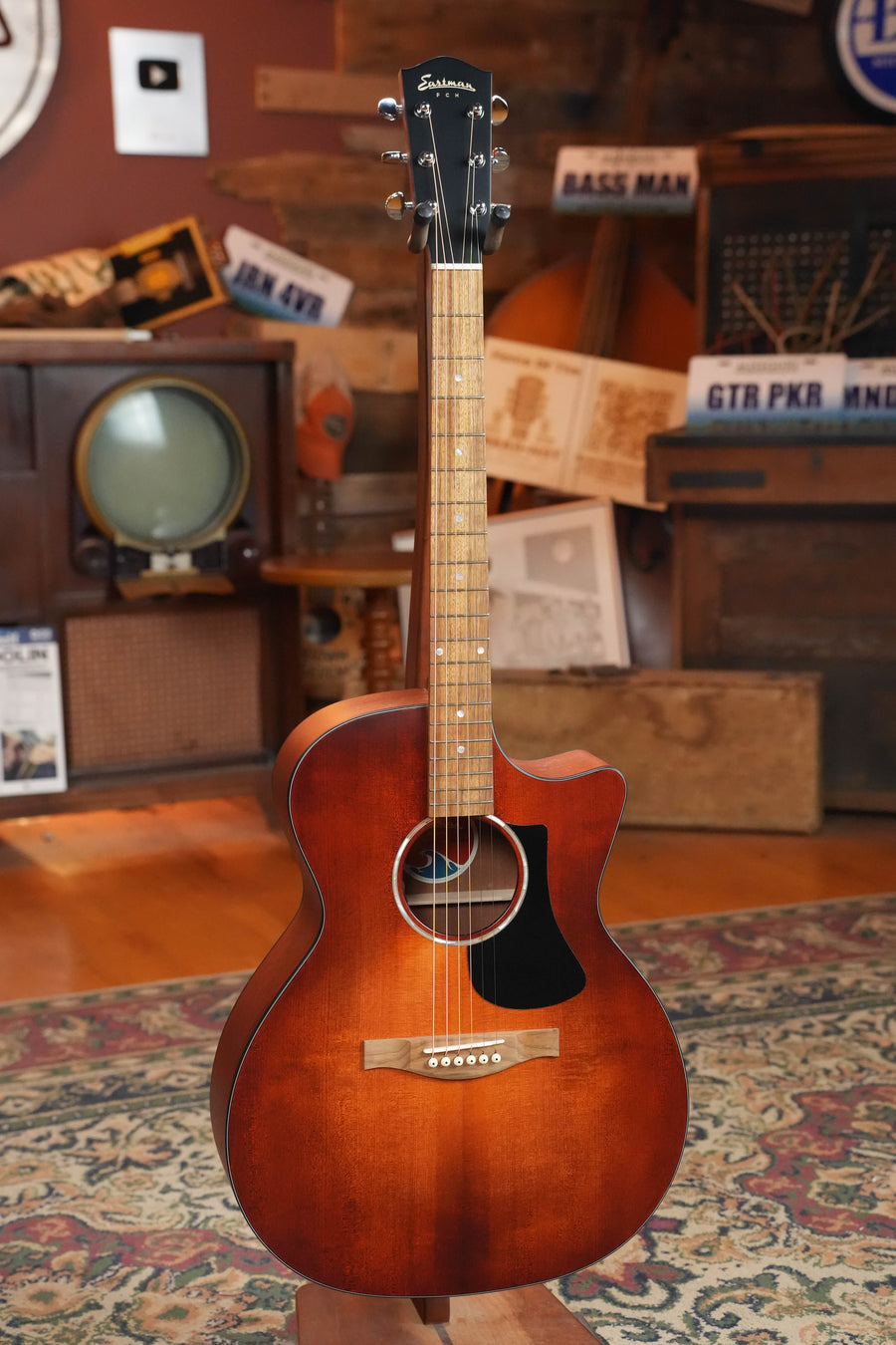 Eastman PCH1-GACE-CLA Cutaway Grand Auditorium Classic Finish Guitar w/Electronics #4776