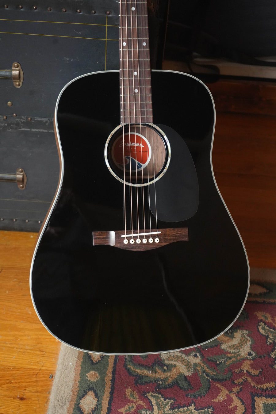 Eastman PCH2-D-BK Black Top Dreadnought Acoustic Guitar #2966