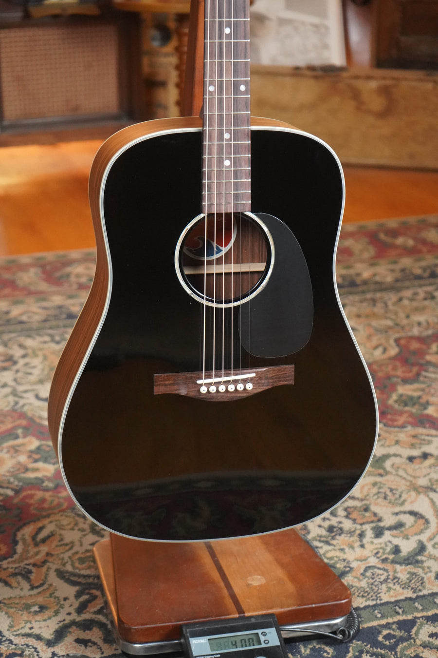 Eastman PCH2-D-BK Black Top Dreadnought Acoustic Guitar #2966