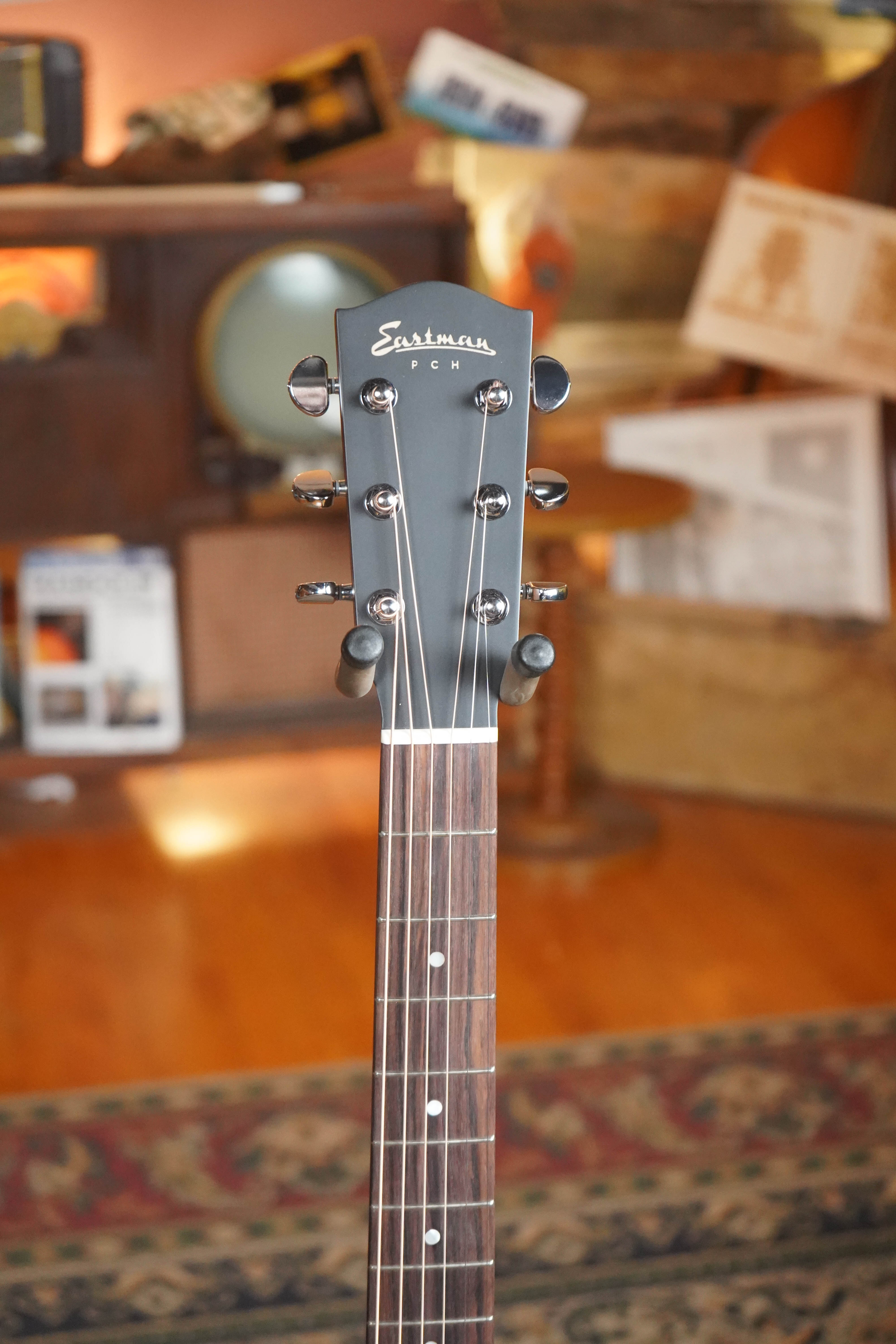 Eastman PCH2-D-BK Black Top Dreadnought Acoustic Guitar #2966