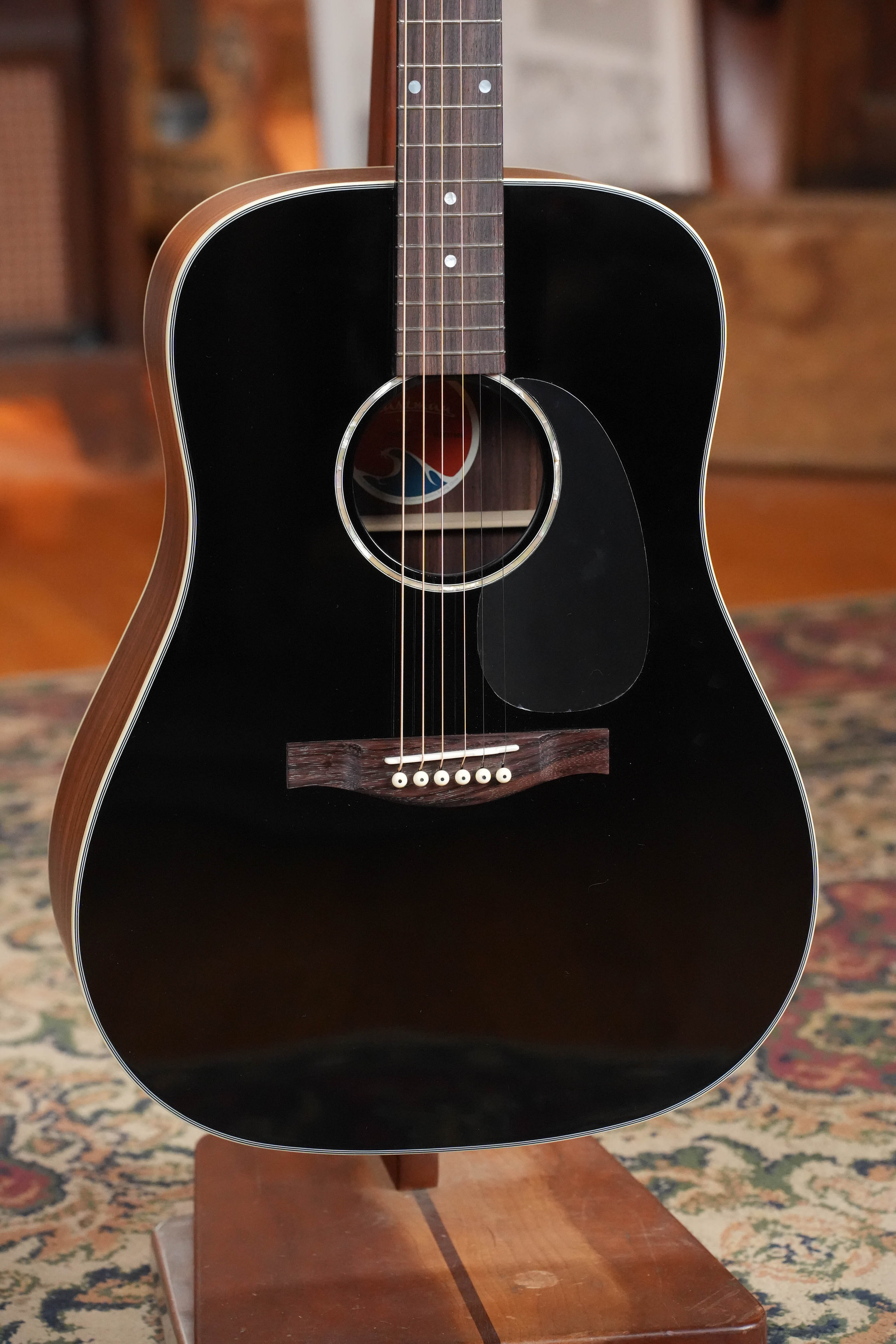 Eastman PCH2-D-BK Solid Sitka/Laminated Rosewood Black Top Dreadnought Acoustic Guitar #7988