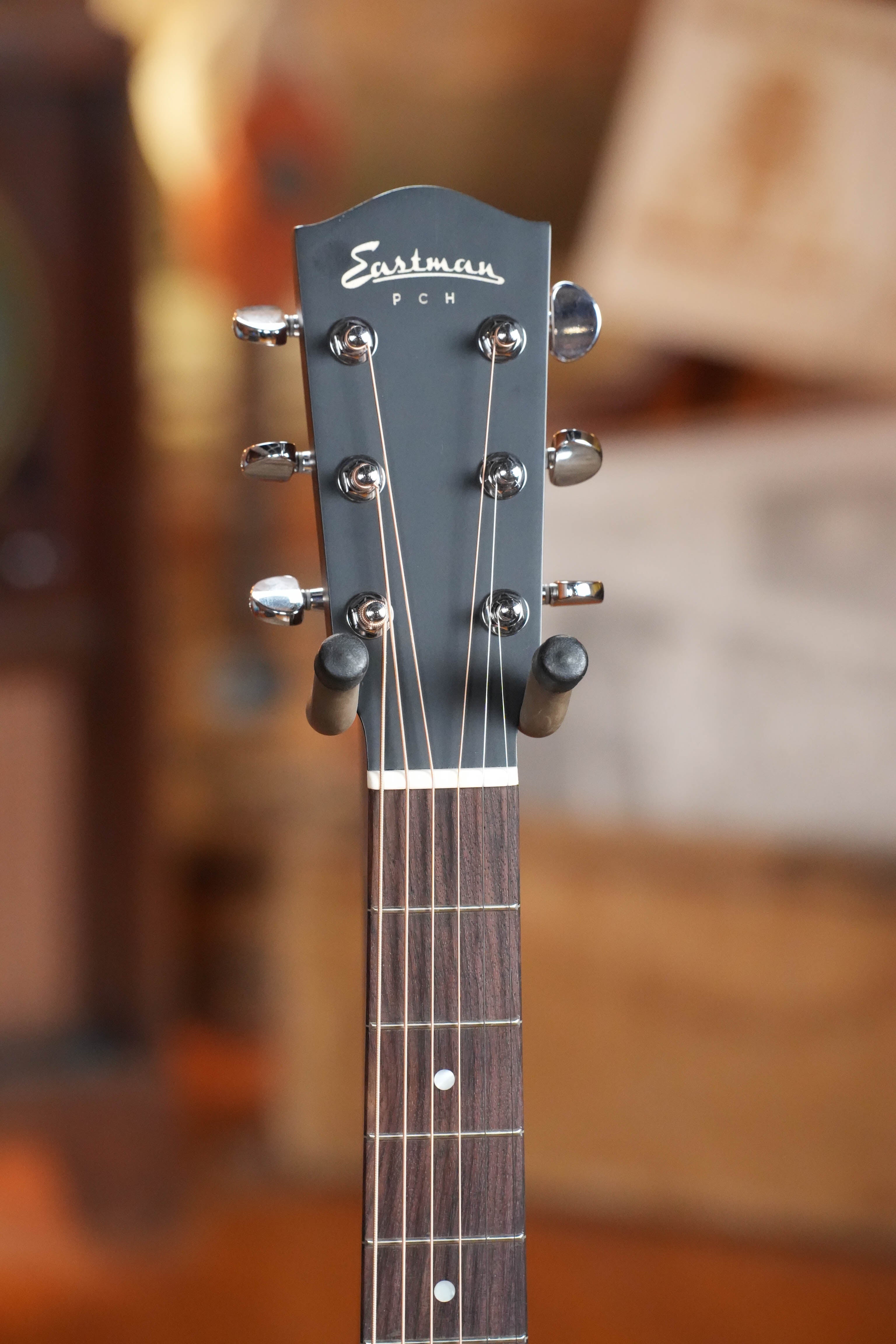 Eastman PCH2-D-BK Solid Sitka/Laminated Rosewood Black Top Dreadnought Acoustic Guitar #7988