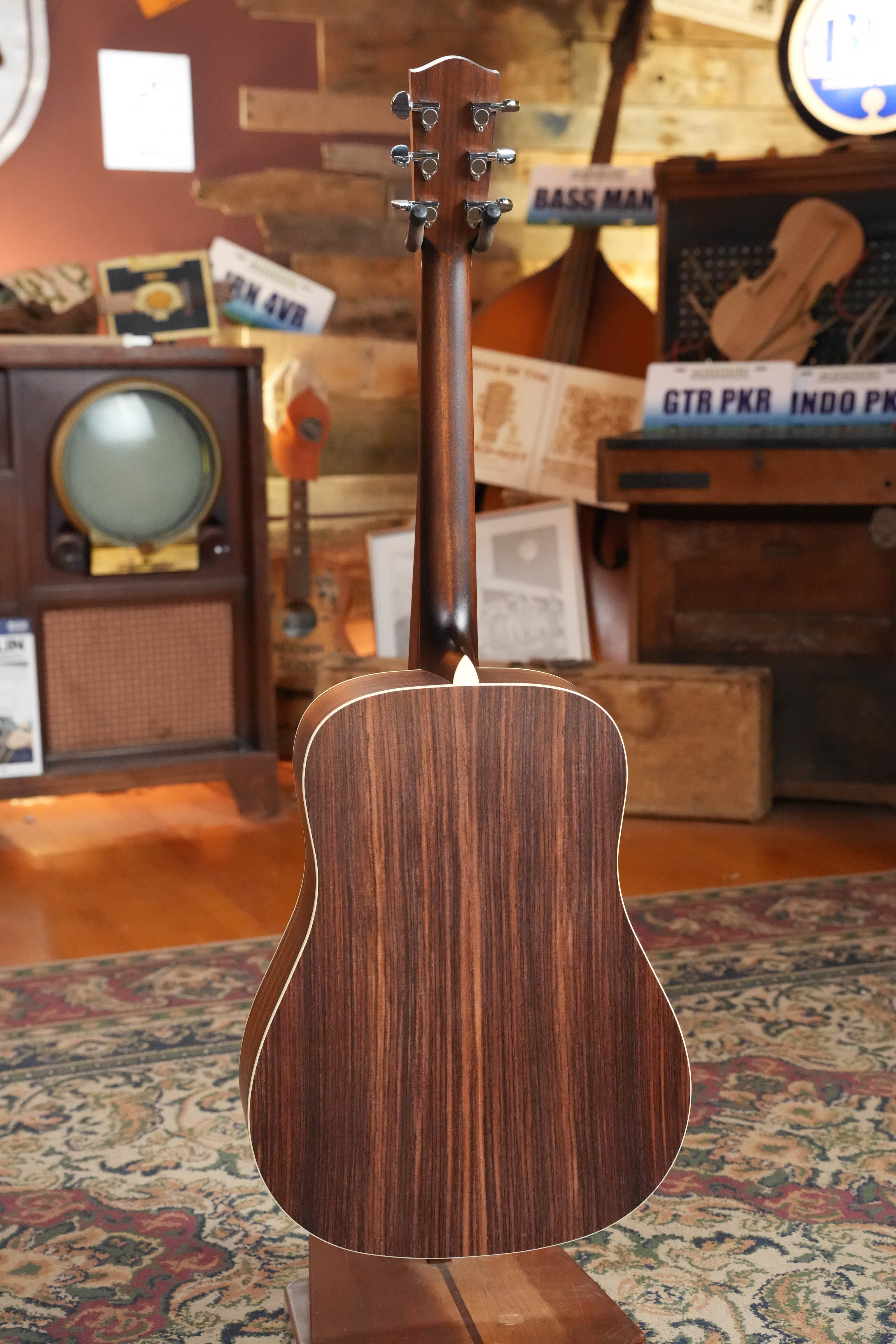 Eastman PCH2-D-BK Solid Sitka/Laminated Rosewood Black Top Dreadnought Acoustic Guitar #7988