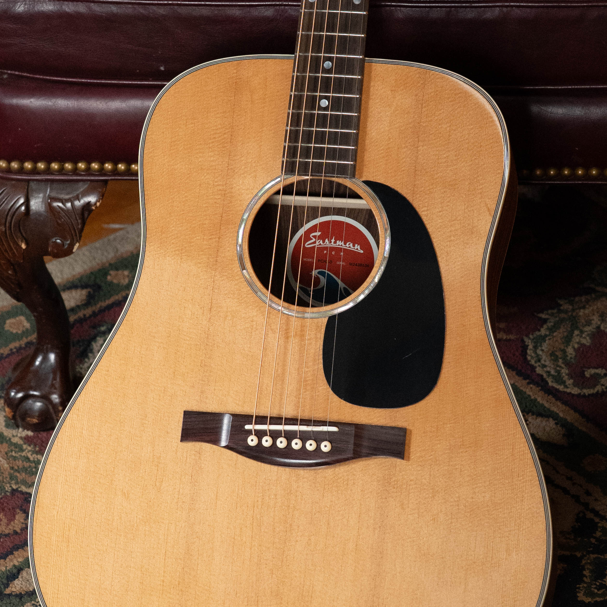 Eastman PCH2-D Solid Sitka/Laminated Rosewood Dreadnought Acoustic Guitar #8536