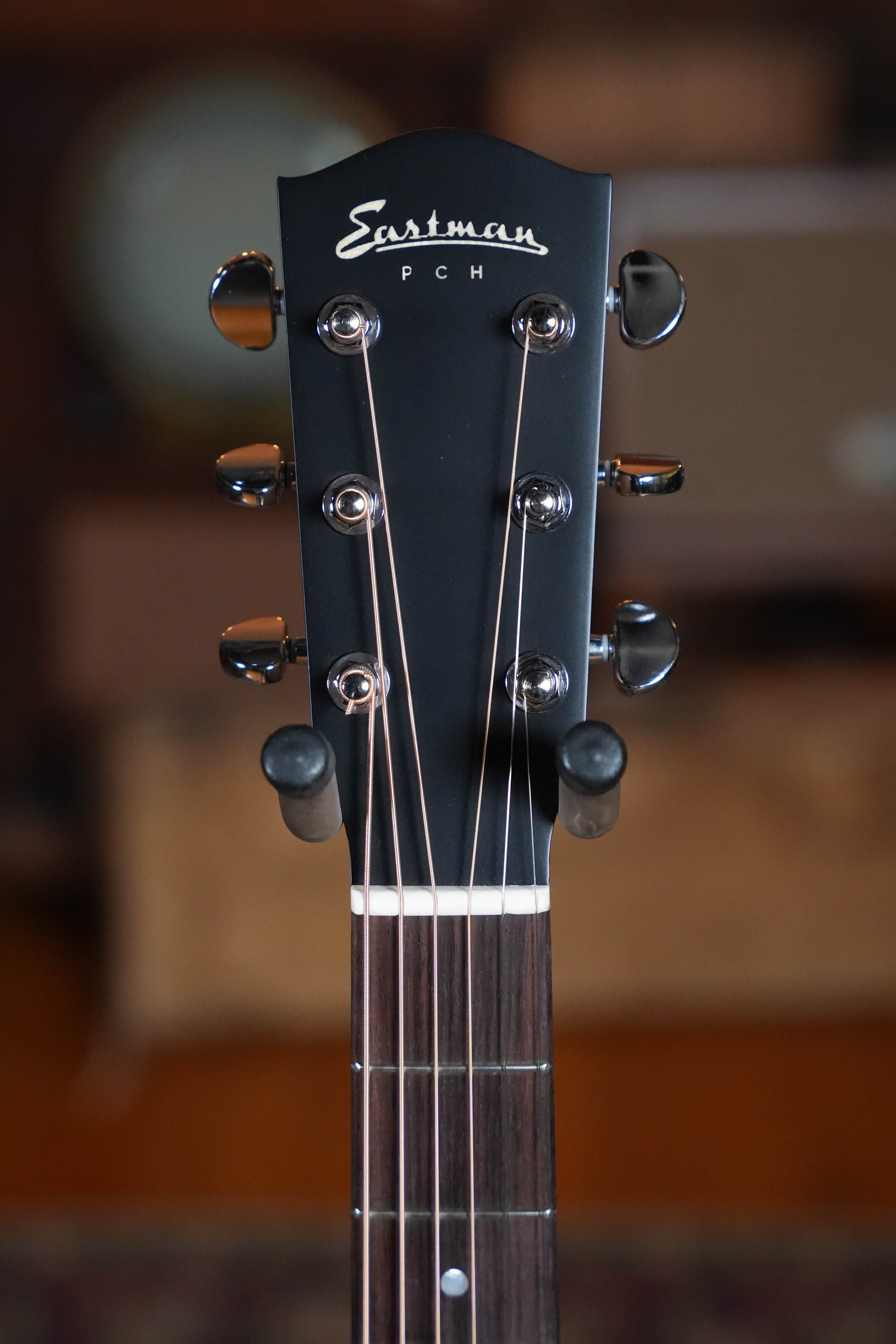 Eastman PCH2-GACE-BK Black Grand Auditorium Guitar w/Pickup #8985