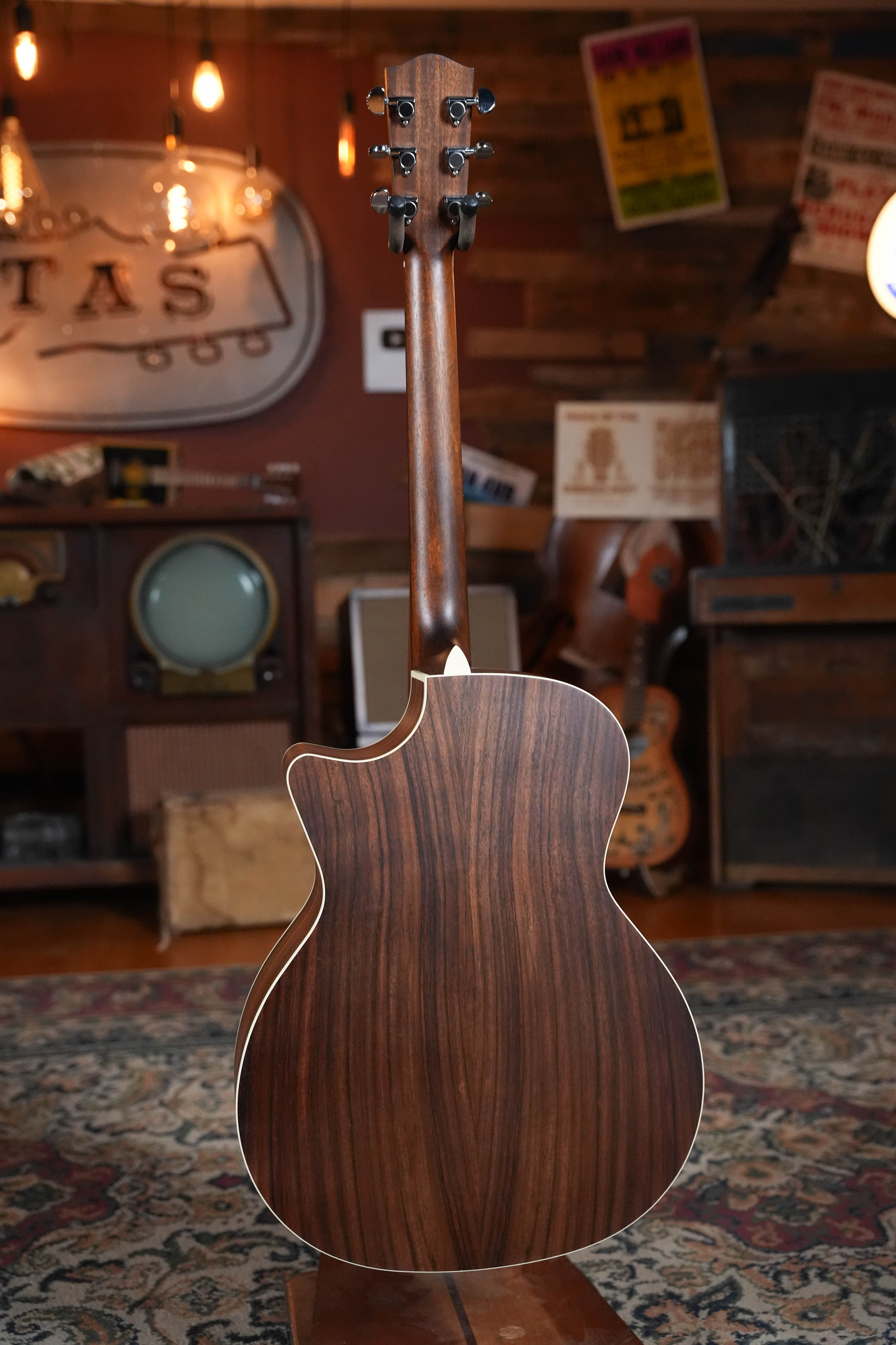 Eastman PCH2-GACE-BK Black Grand Auditorium Guitar w/Pickup #8985