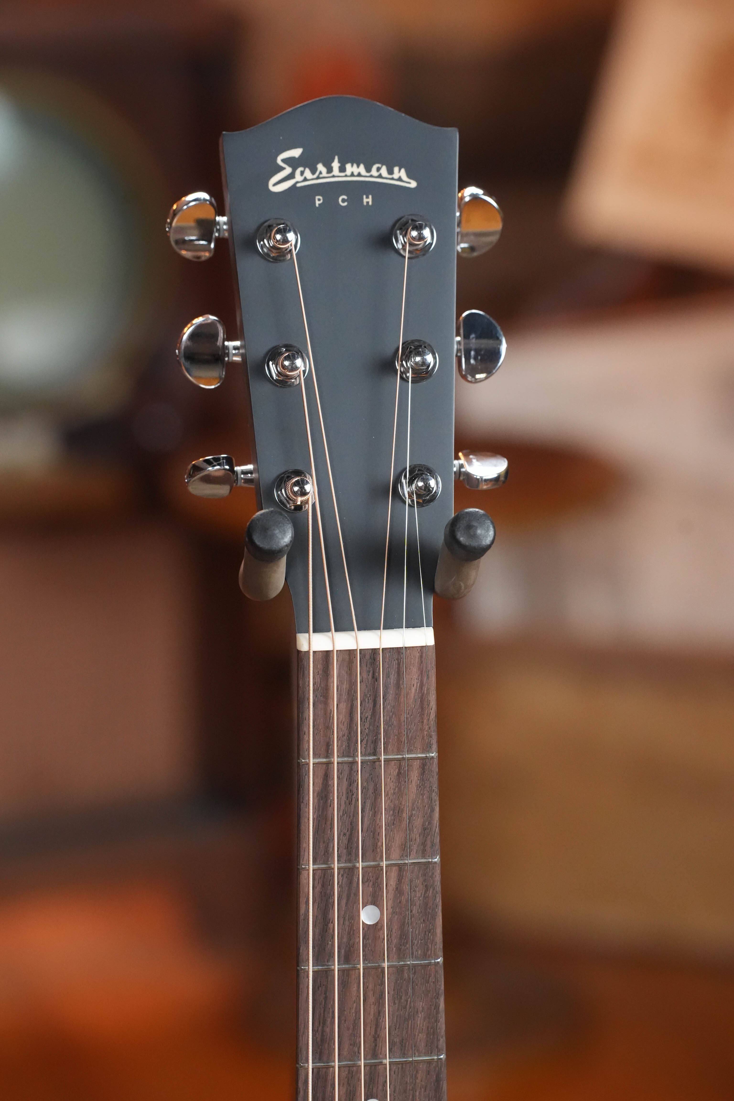 Eastman PCH2-GACE-BK Grand Auditorium Cutaway Black Top Guitar w/Electronics #8762