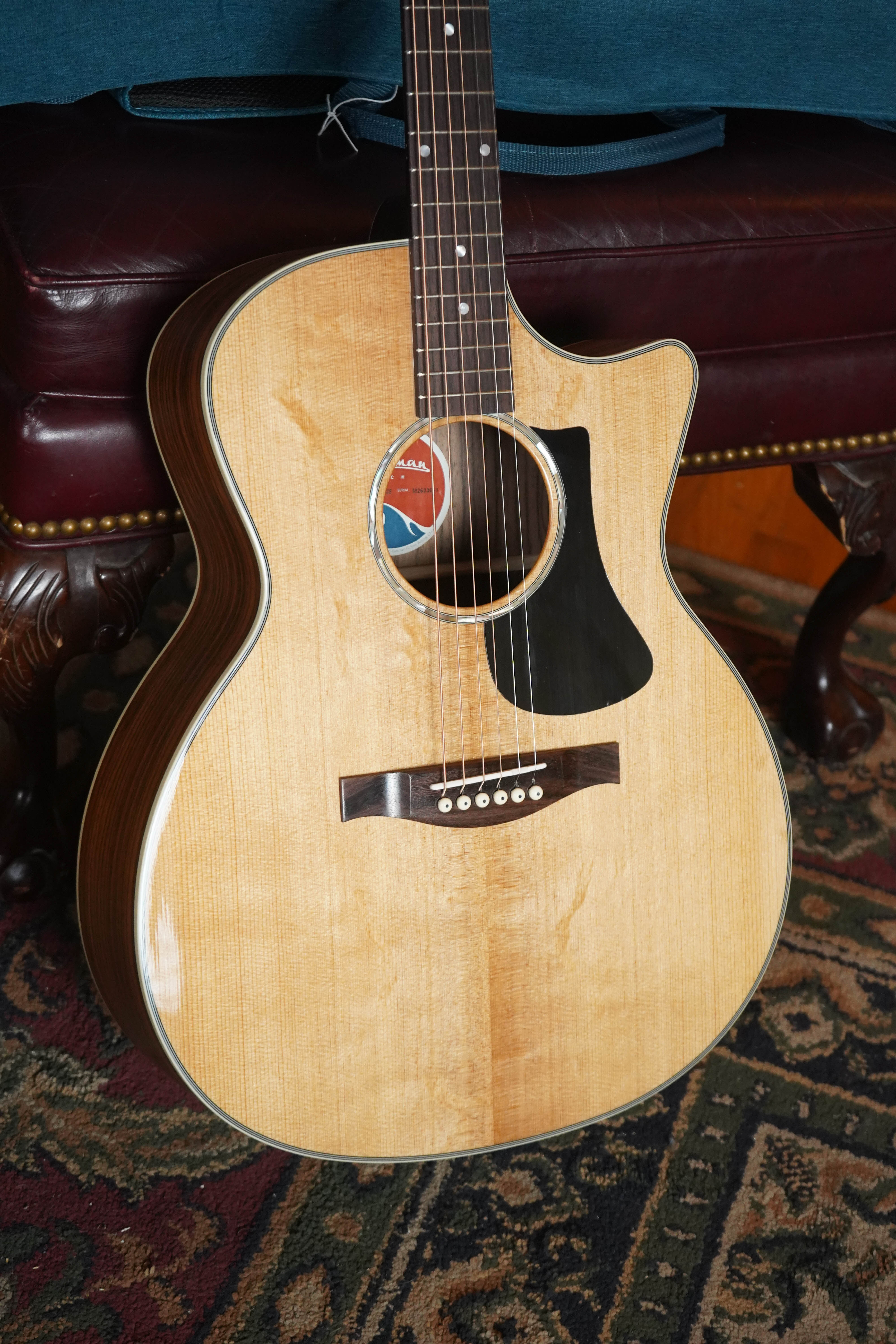 Eastman PCH2-GACE Grand Auditorium Cutaway Guitar w/Fishman Pickup #36