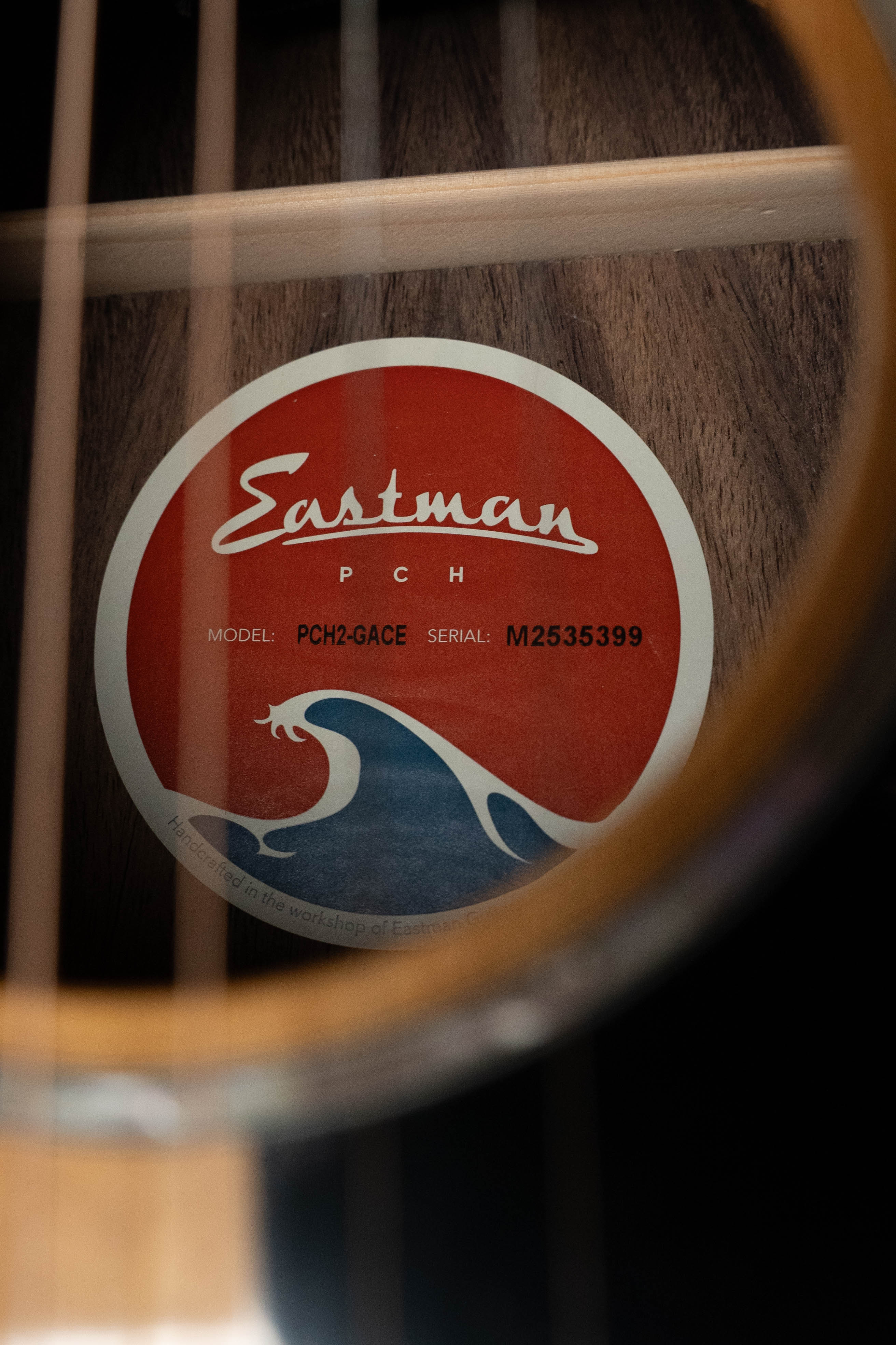 Eastman PCH2-GACE Solid Thermo-Cured Sitka/Laminated Rosewood Grand Auditorium Cutaway Guitar w/Fishman Pickup #5399