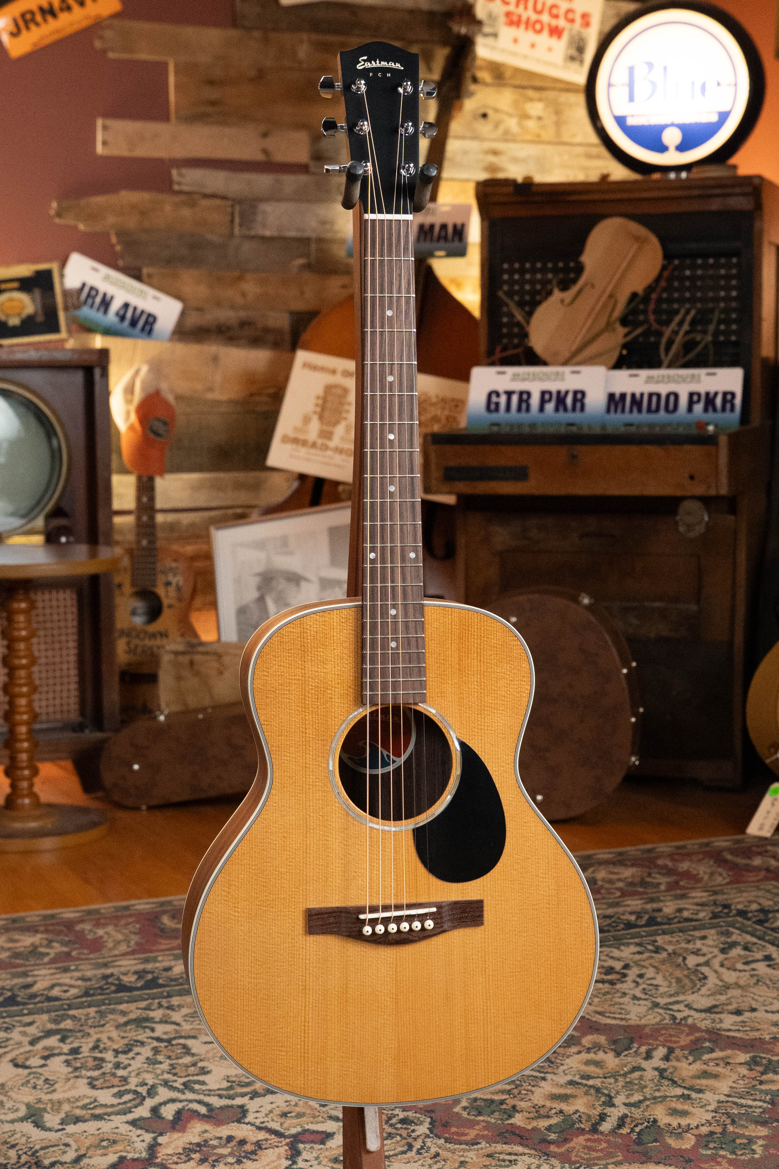 Eastman PCH2-TG Thermo-Cured Solid Sitka/Laminated Rosewood Travel Acoustic Guitar #7477