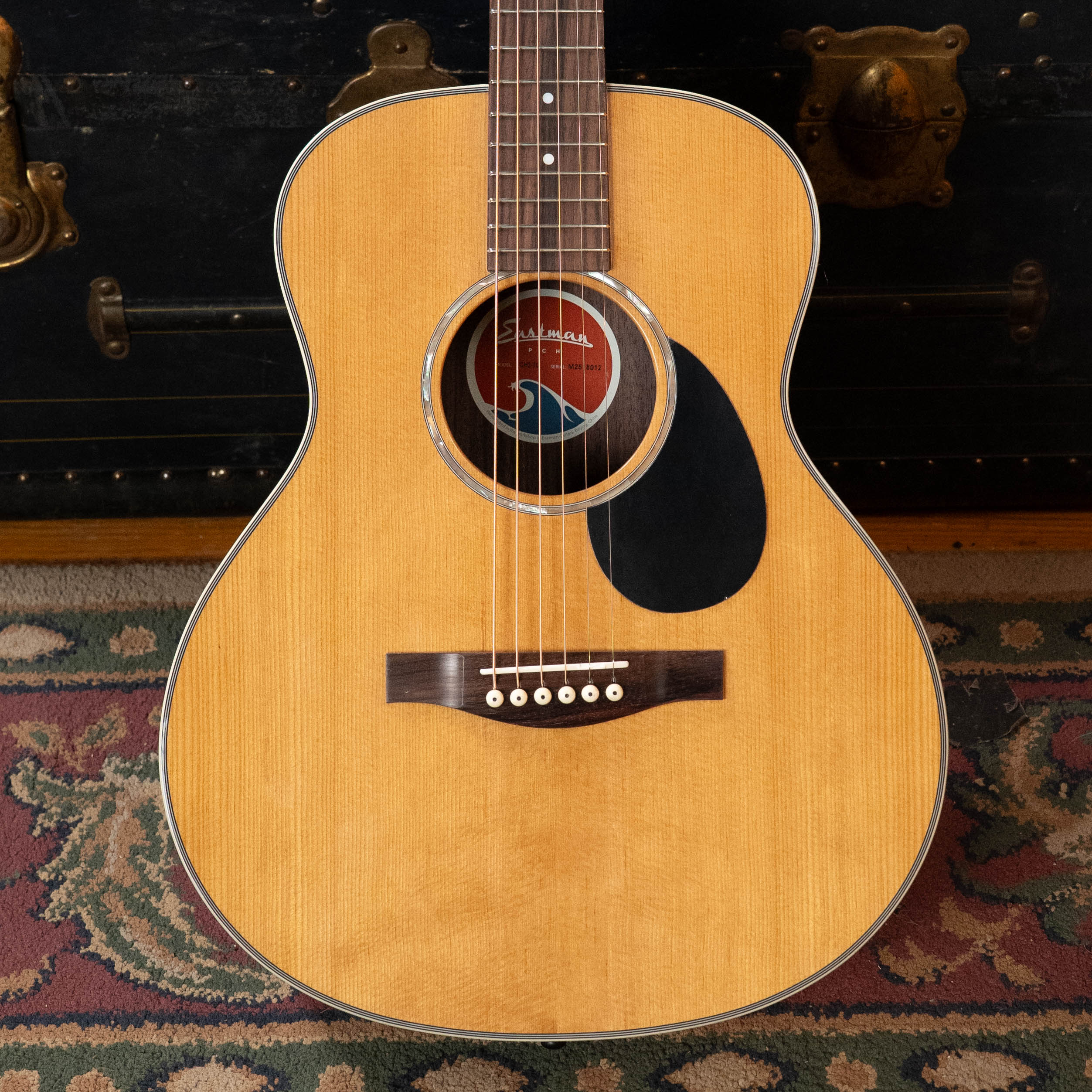 Eastman PCH2-TG Thermo-Cured Solid Sitka/Laminated Rosewood Travel Acoustic Guitar #8012