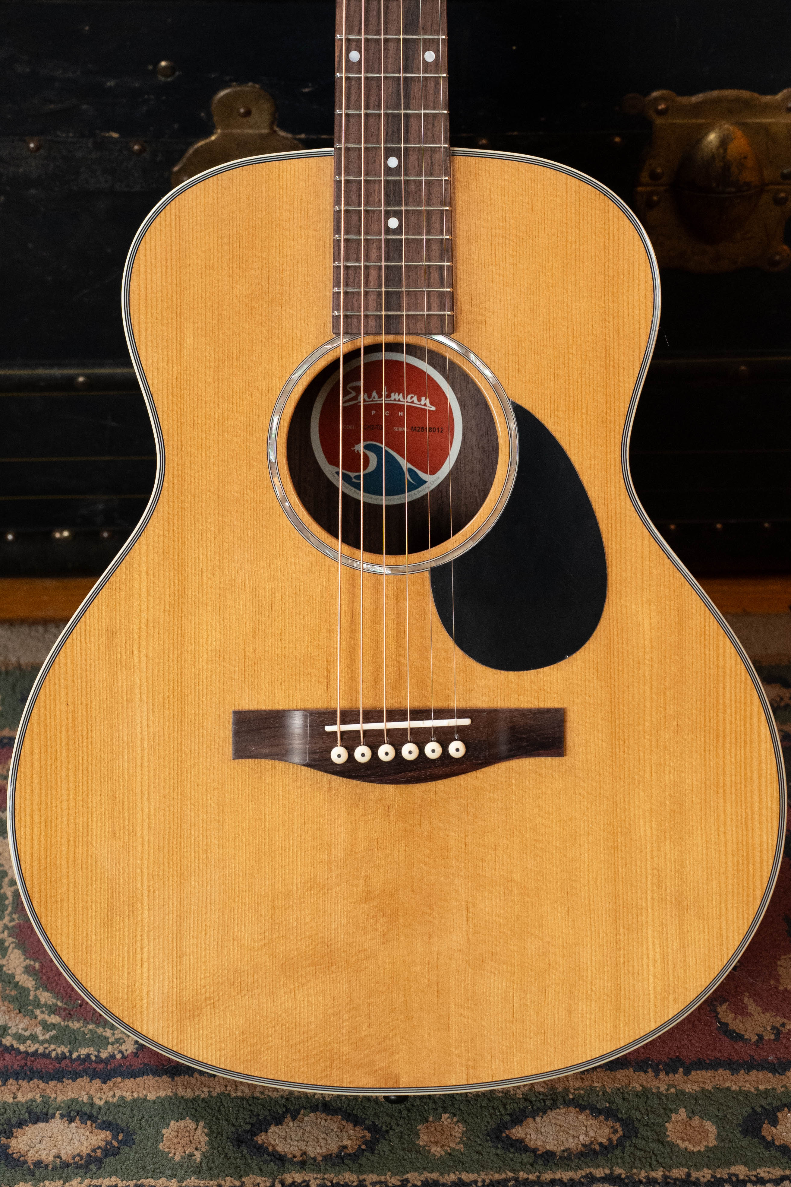 Eastman PCH2-TG Thermo-Cured Solid Sitka/Laminated Rosewood Travel Acoustic Guitar #8012