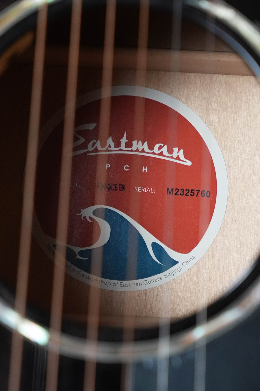 Eastman PCH3-GACE-TBK Grand Auditorium Guitar w/Fishman Pickup #5760