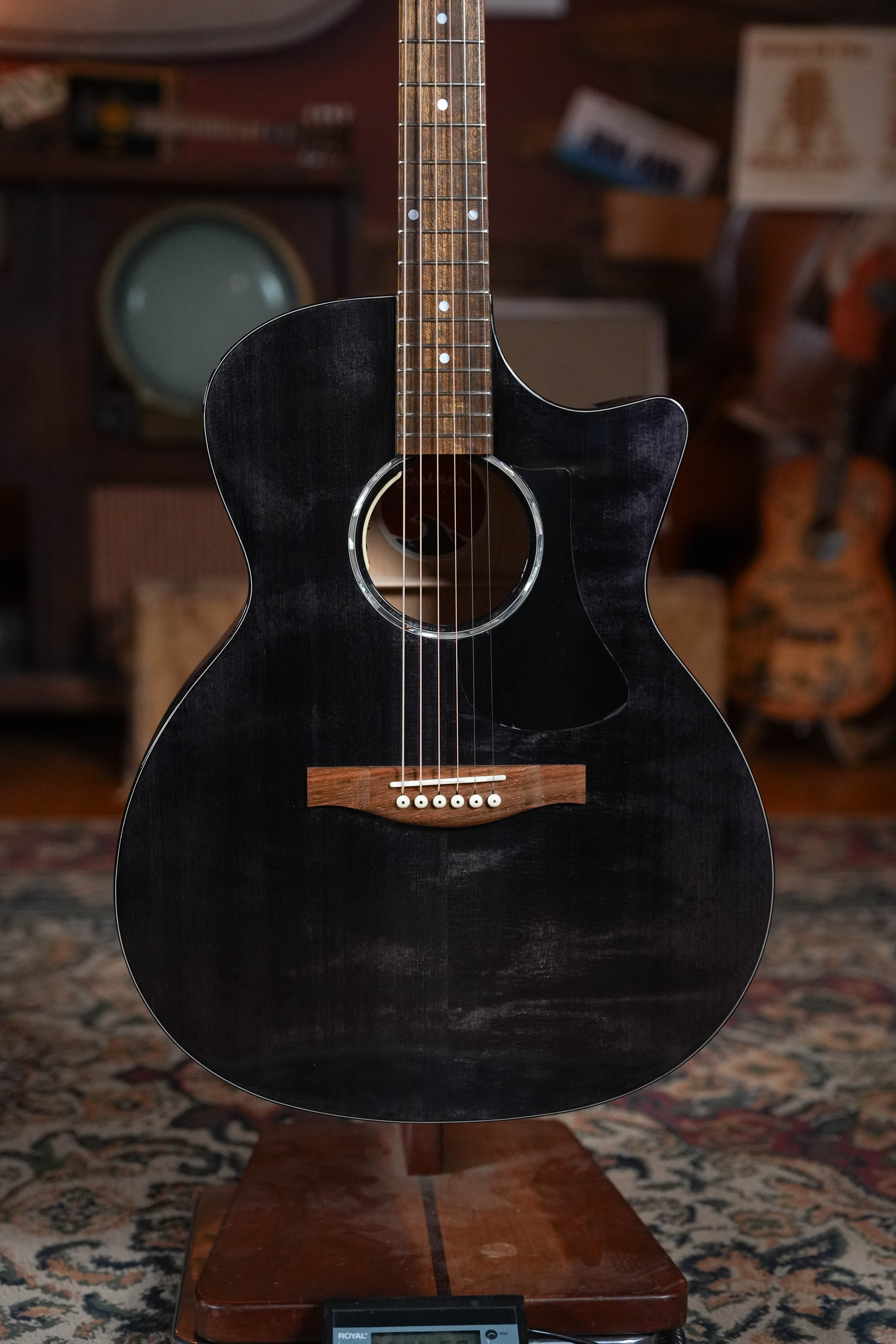 Eastman PCH3-GACE-TBK Solid Spruce/Laminated Maple Grand Auditorium Guitar w/Fishman Pickup #5739