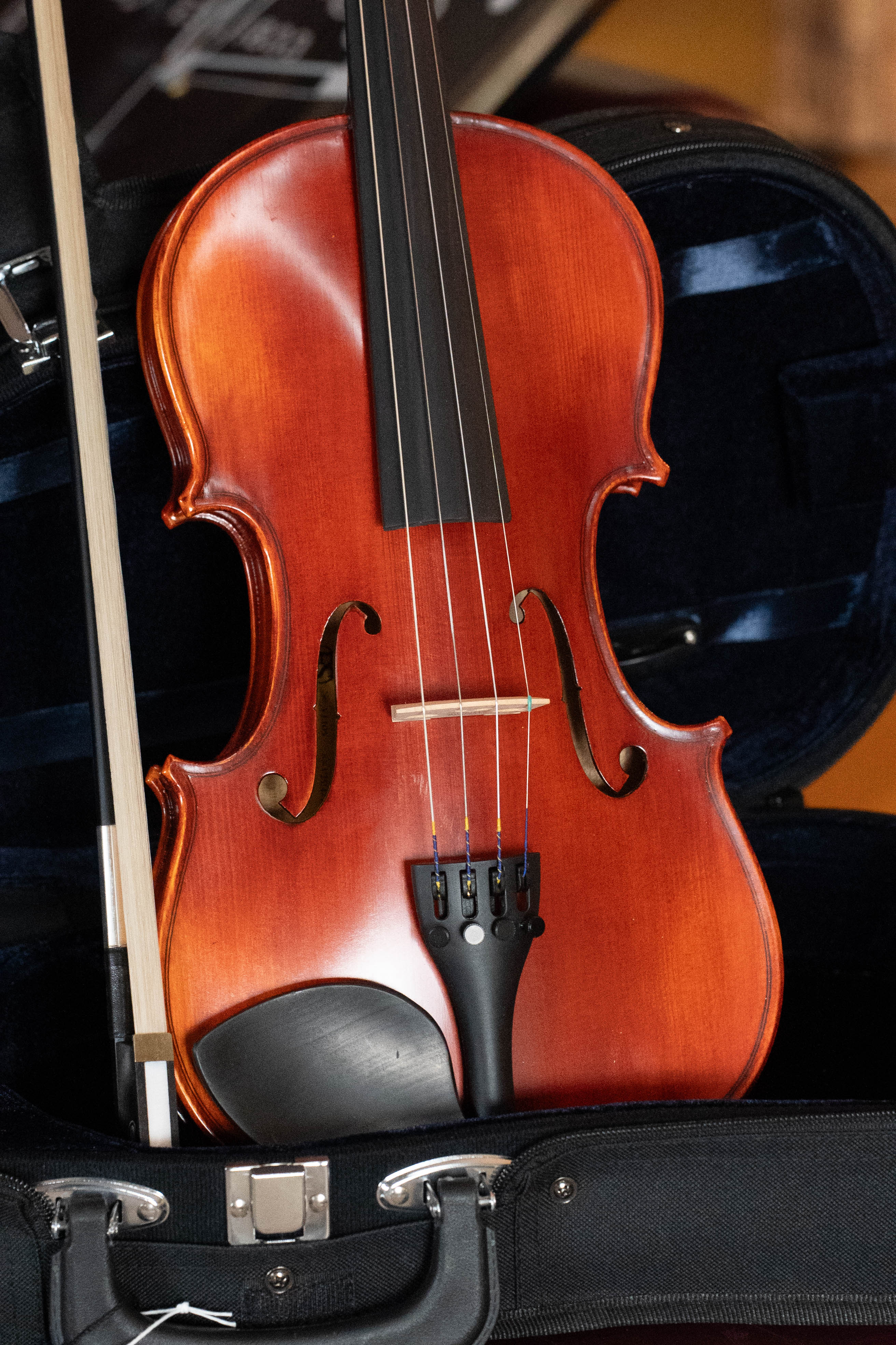 Eastman Spruce/Maple 4/4 Sized Stradivari Violin VLF1 Kit #4736