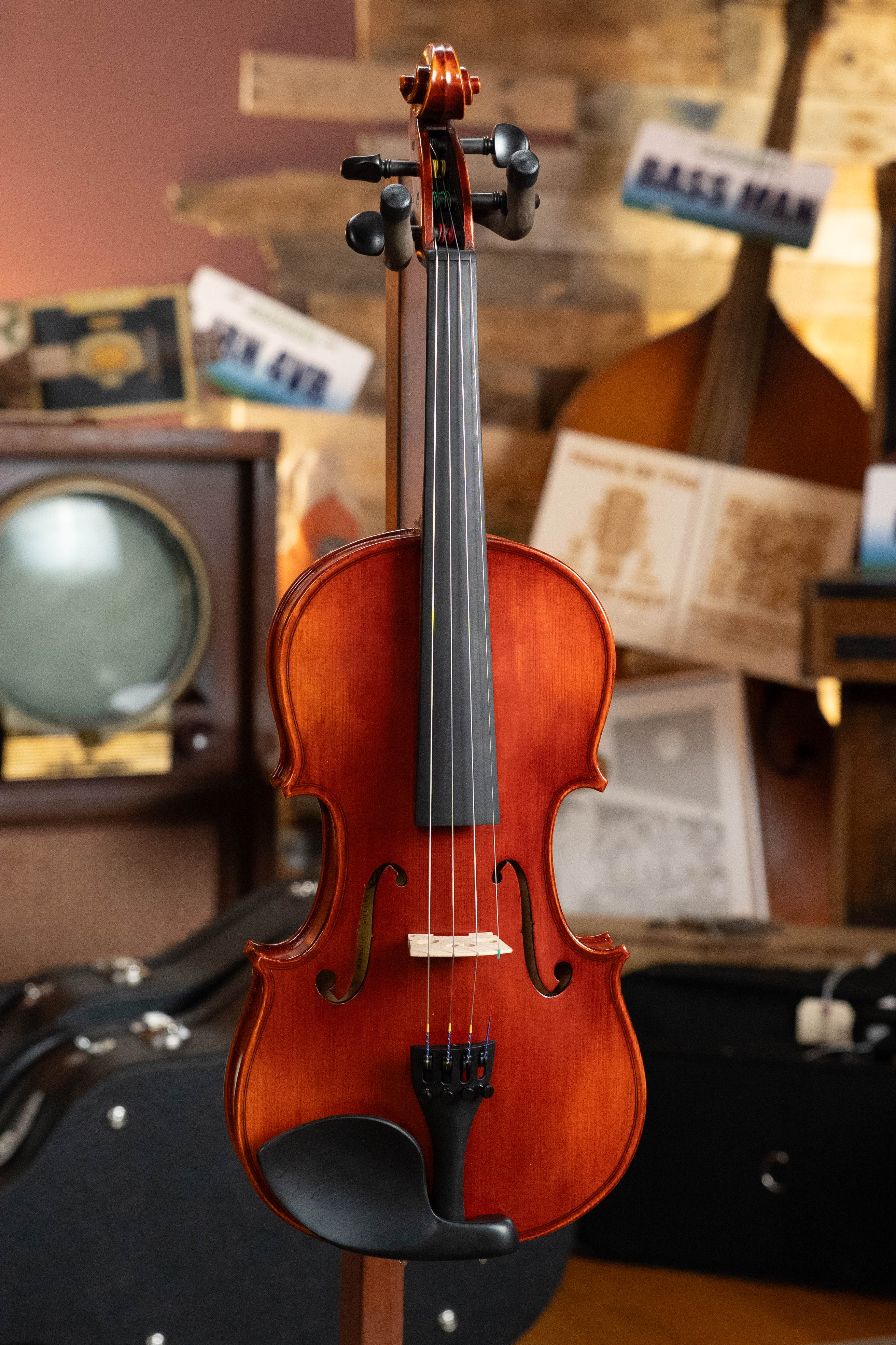 Eastman Spruce/Maple 4/4 Sized Stradivari Violin VLF1 Kit #4736
