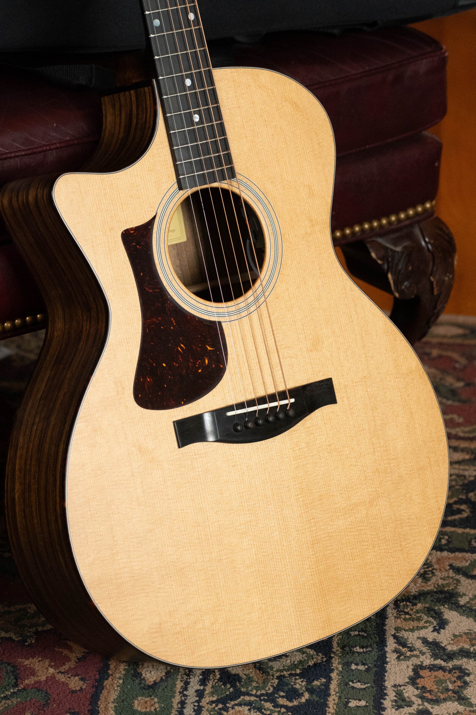 Eastman AC222LCE Sitka/Ovangkol *Left-Handed* Grand Auditorium Guitar w/Fishman Pickup #9827