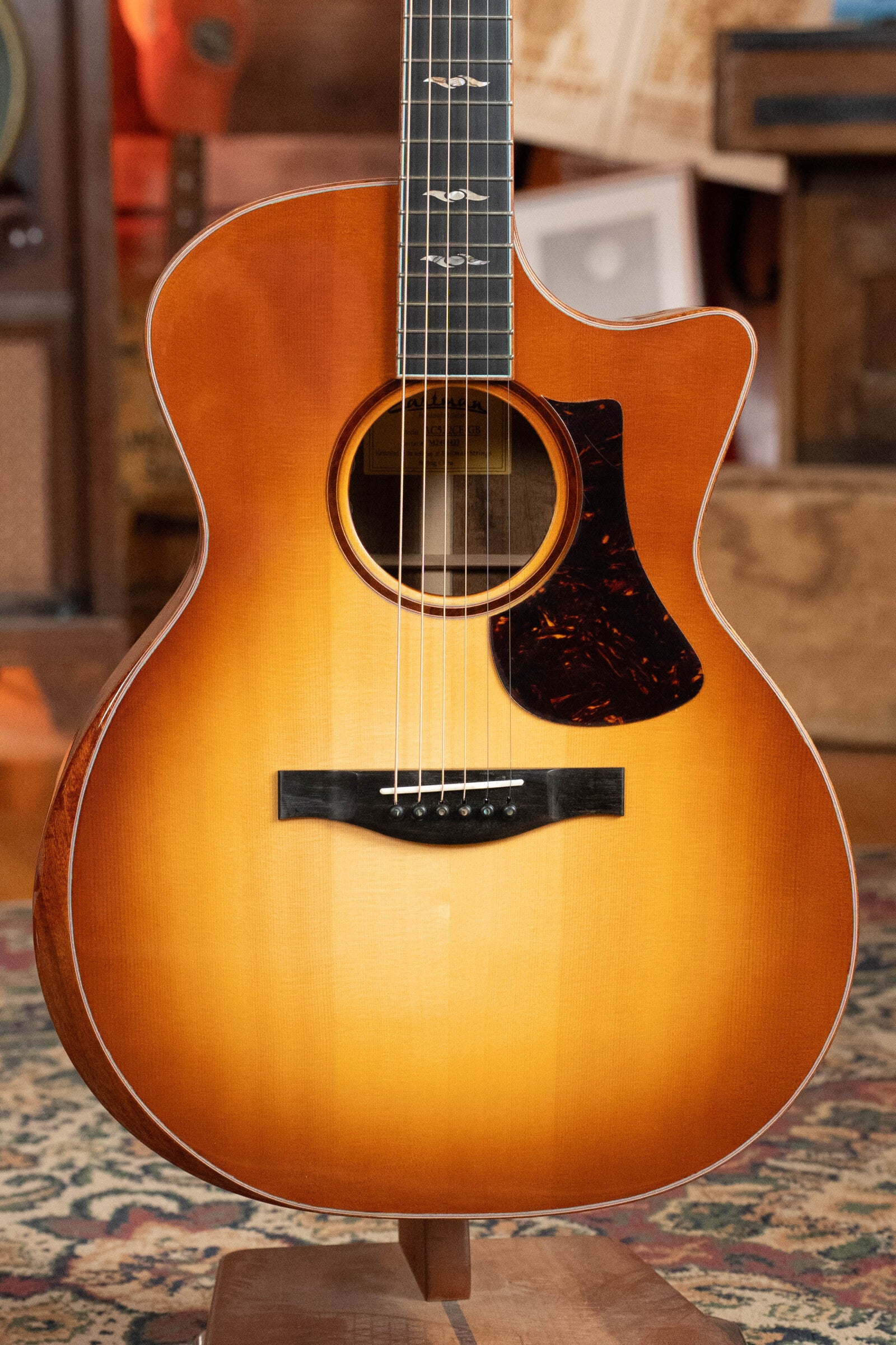 *Dread-Not Certified Used* Eastman AC522CE-GB European Spruce/Mahogany Goldburst Grand Auditorium Guitar w/LR Baggs Pickup #1423
