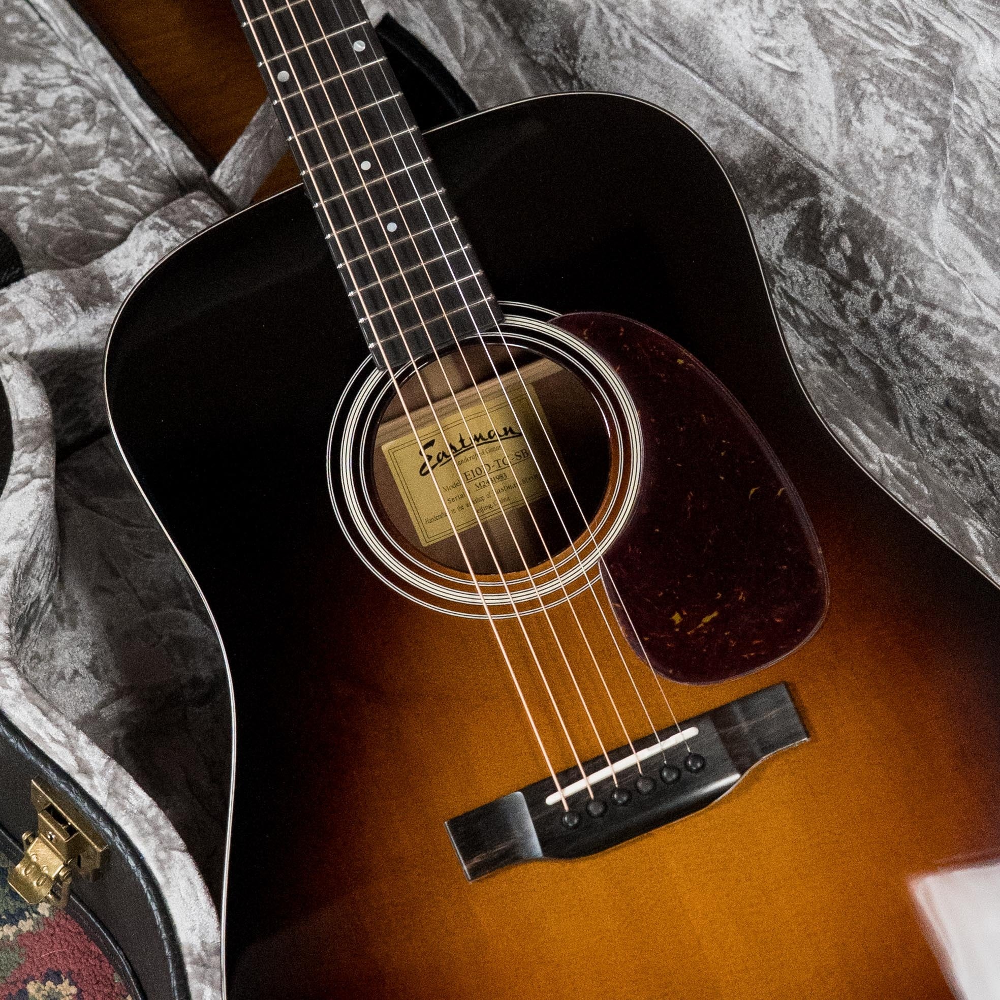 Eastman E10D-TC-SB Thermo-Cured Adirondack/Mahogany Sunburst Dreadnought Acoustic Guitar #1983