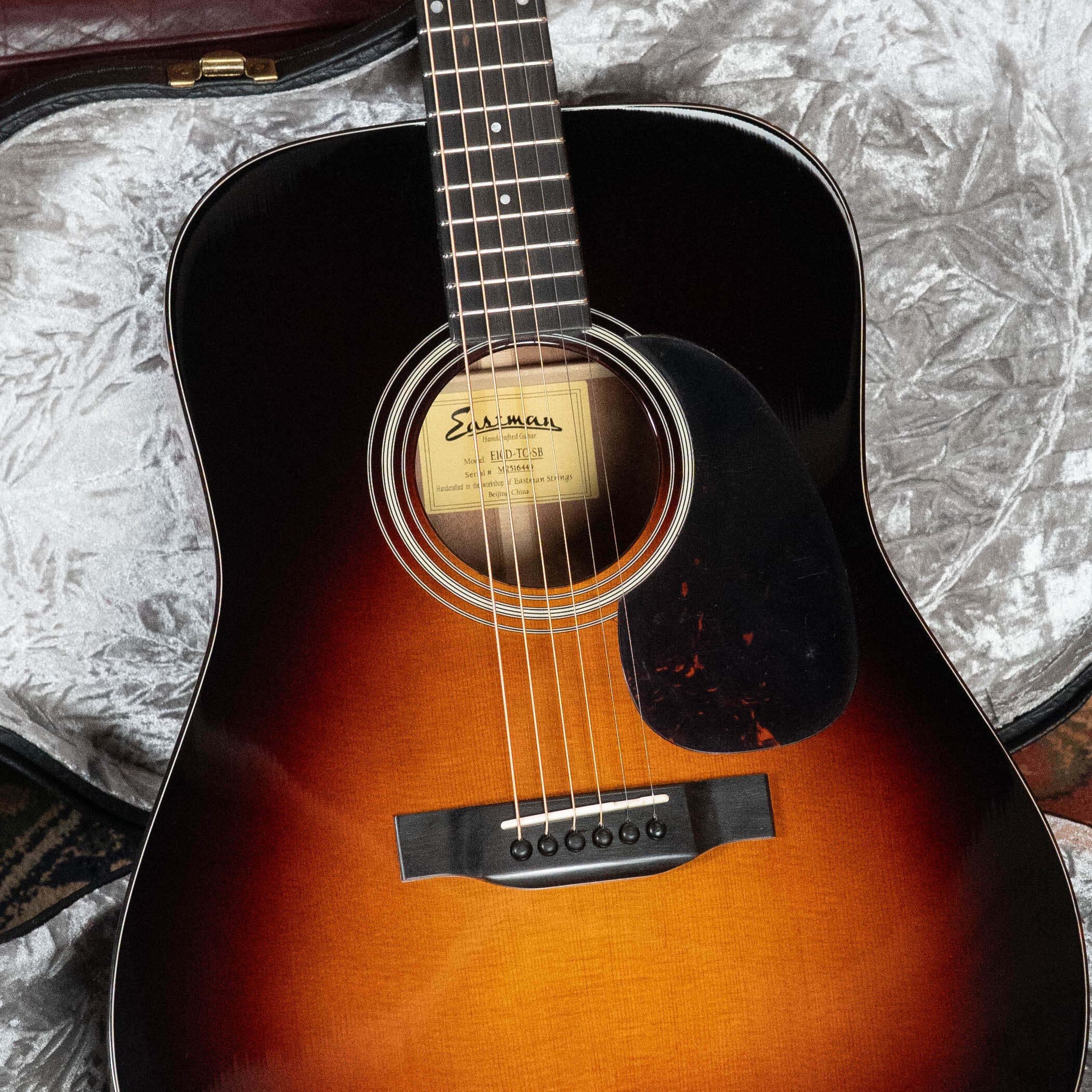 Eastman E10D-TC-SB Thermo-Cured Adirondack/Mahogany Sunburst Dreadnought Acoustic Guitar #6449