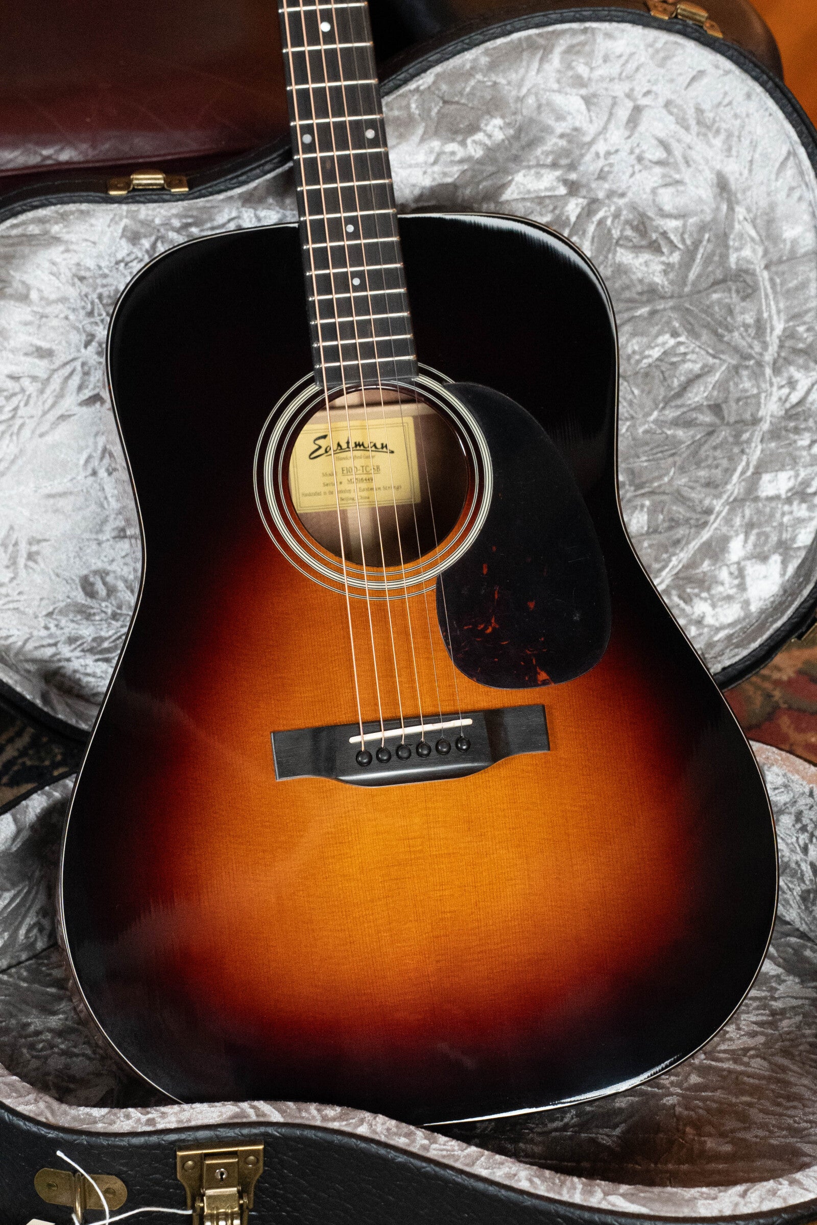 Eastman E10D-TC-SB Thermo-Cured Adirondack/Mahogany Sunburst Dreadnought Acoustic Guitar #6449
