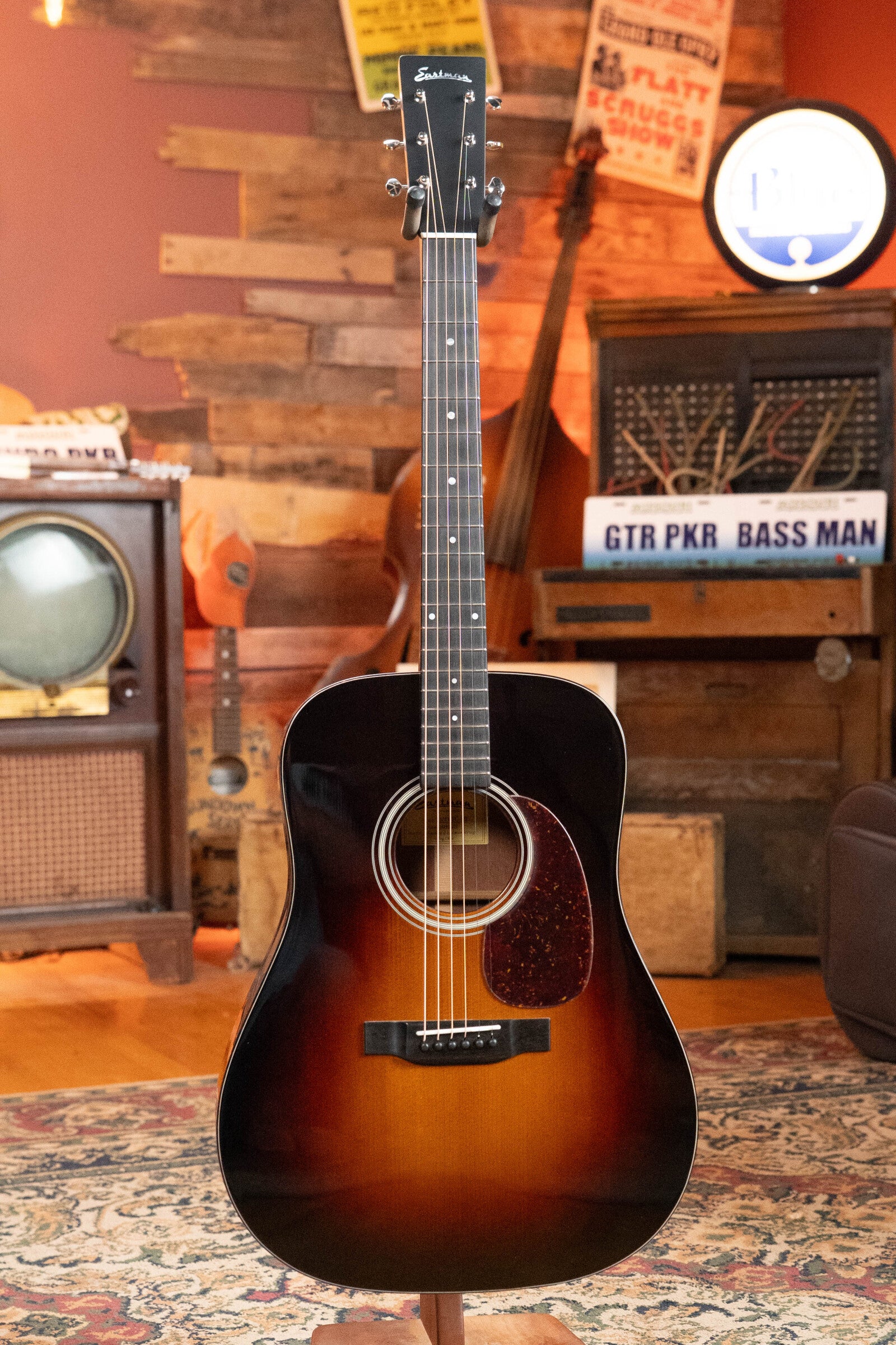 Eastman E10D-TC-SB Thermo-Cured Adirondack/Mahogany Sunburst Dreadnought Acoustic Guitar #7274