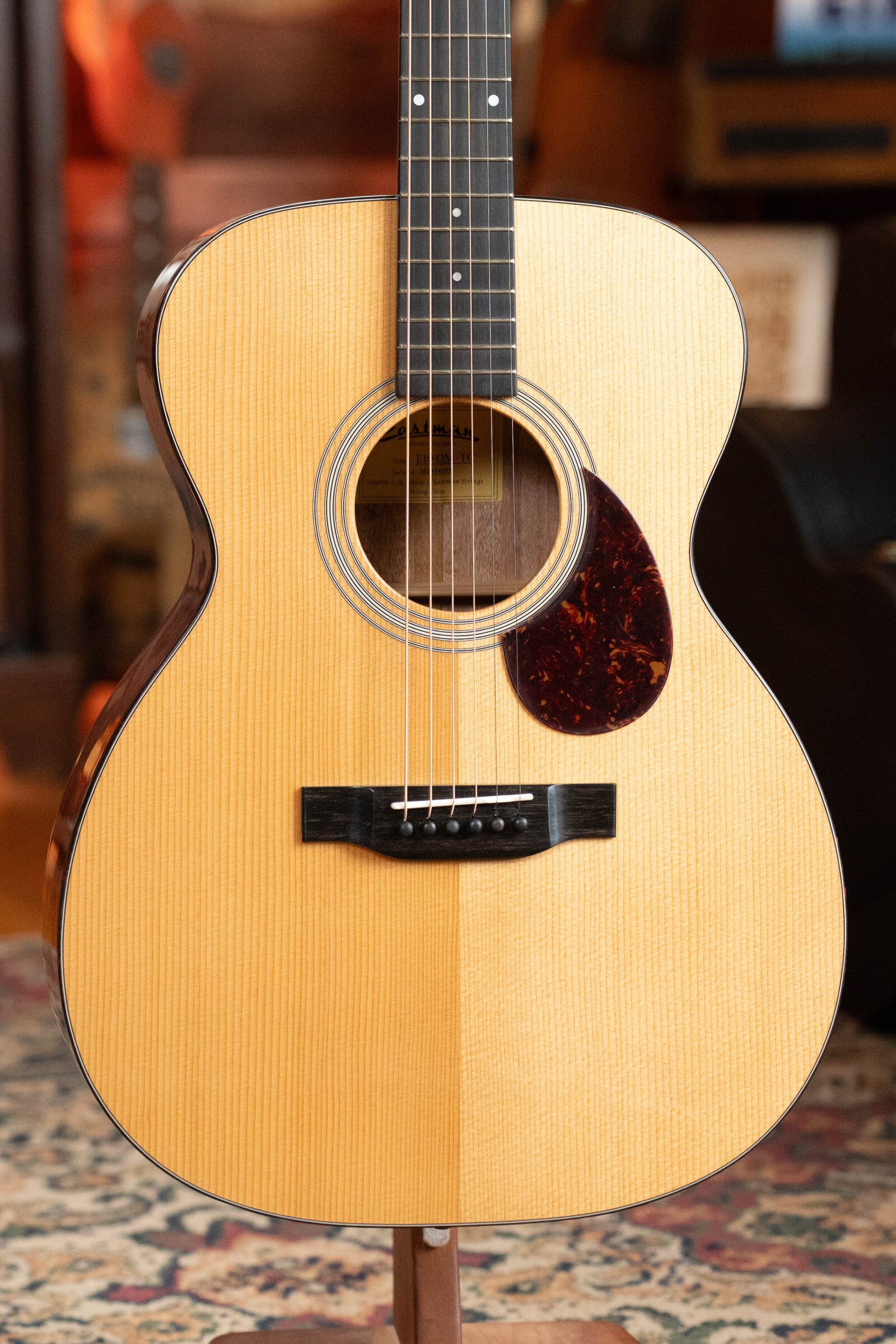 Eastman E10OM-TC Thermo-Cured Adirondack/Mahogany Orchestra Model Acoustic Guitar #4393