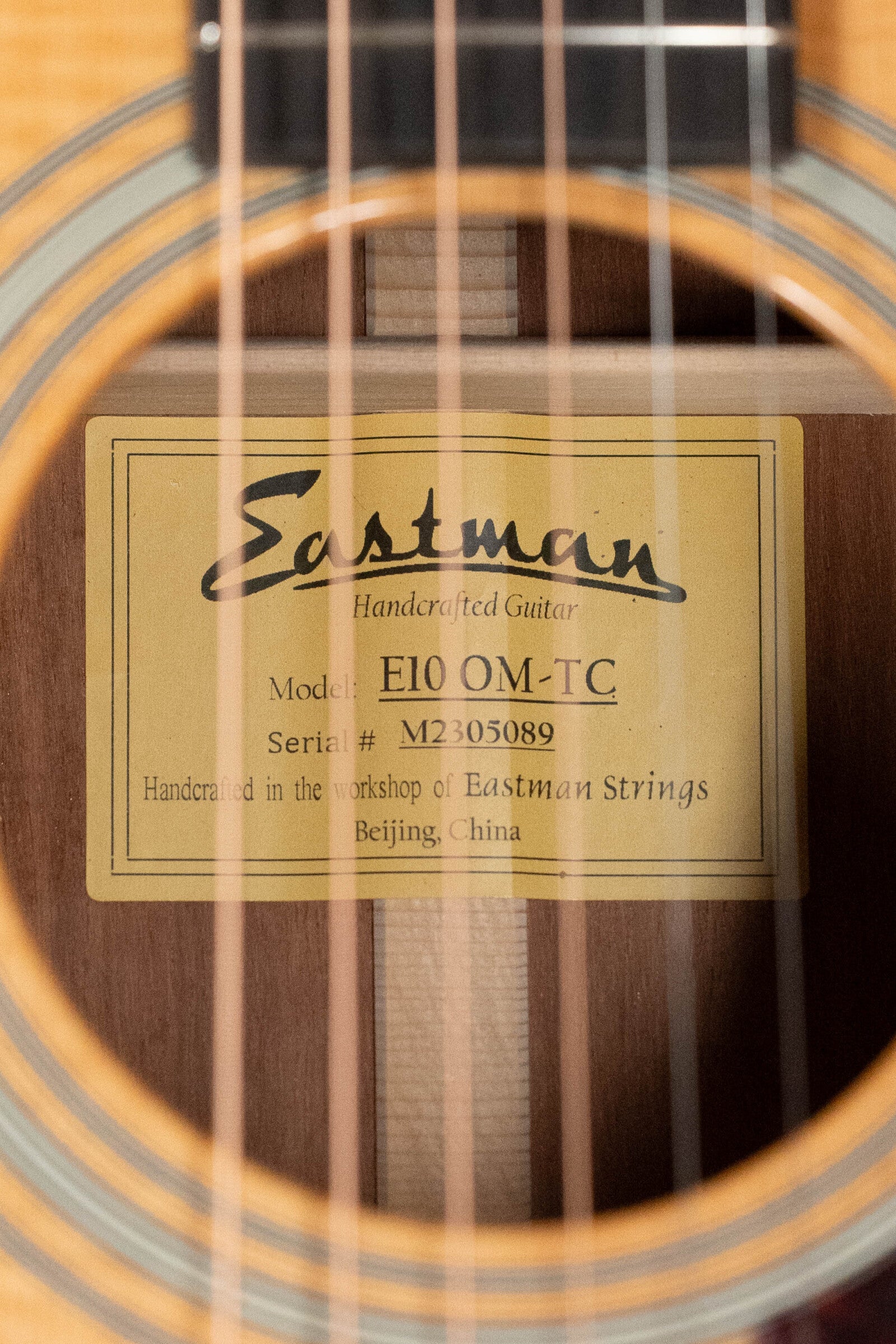 Eastman E10OM-TC Thermo-Cured Adirondack/Mahogany Orchestra Model Acoustic Guitar #5089