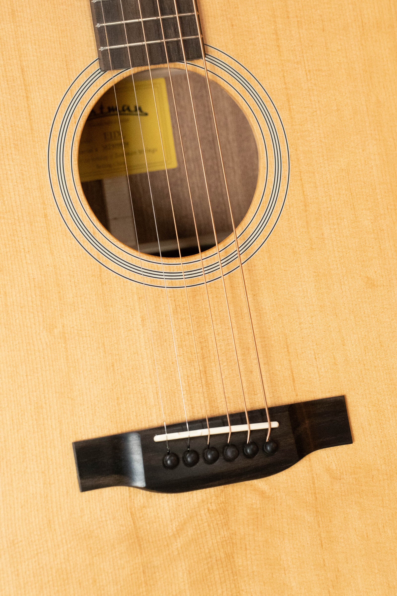 Eastman E1DL Sitka/Sapele Left-Handed Dreadnought Acoustic Guitar #9854