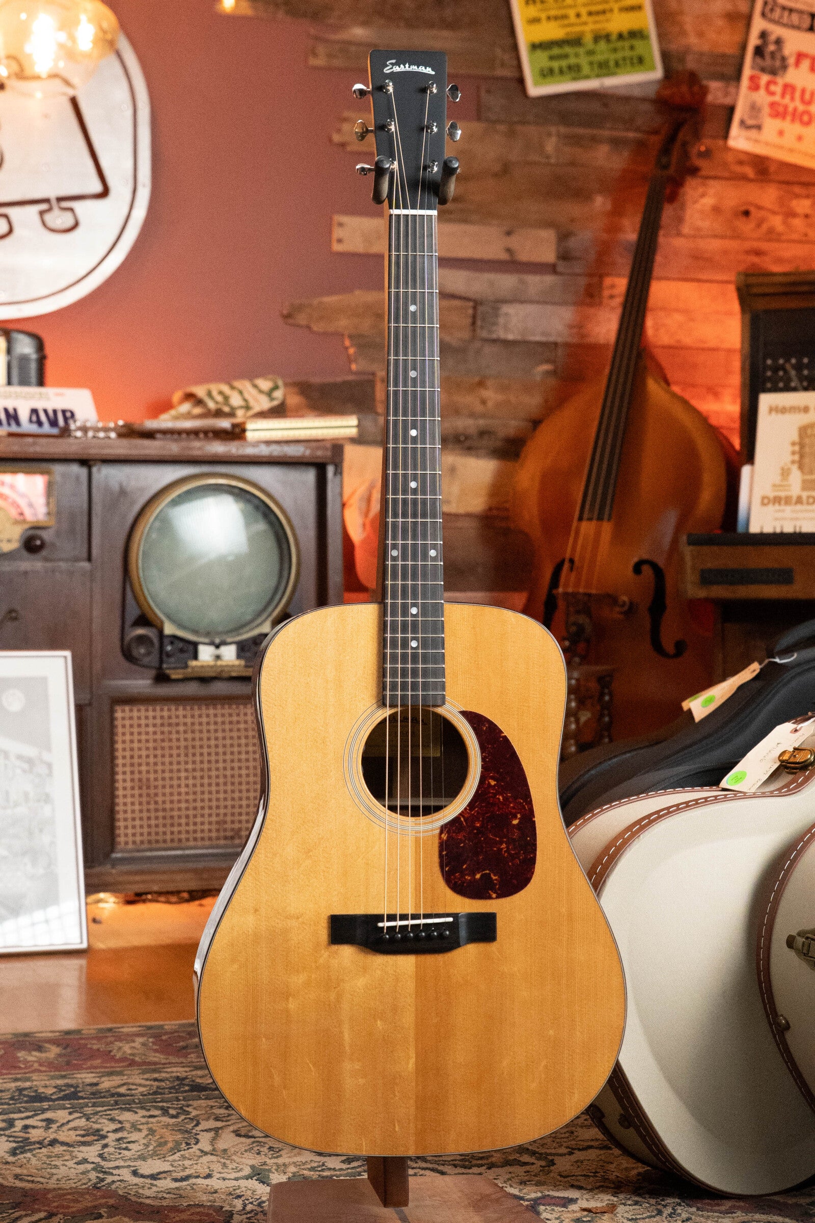 Eastman E1D-DLX Sitka/Sapele Dreadnought Guitar w/Fishman Pickup #2371