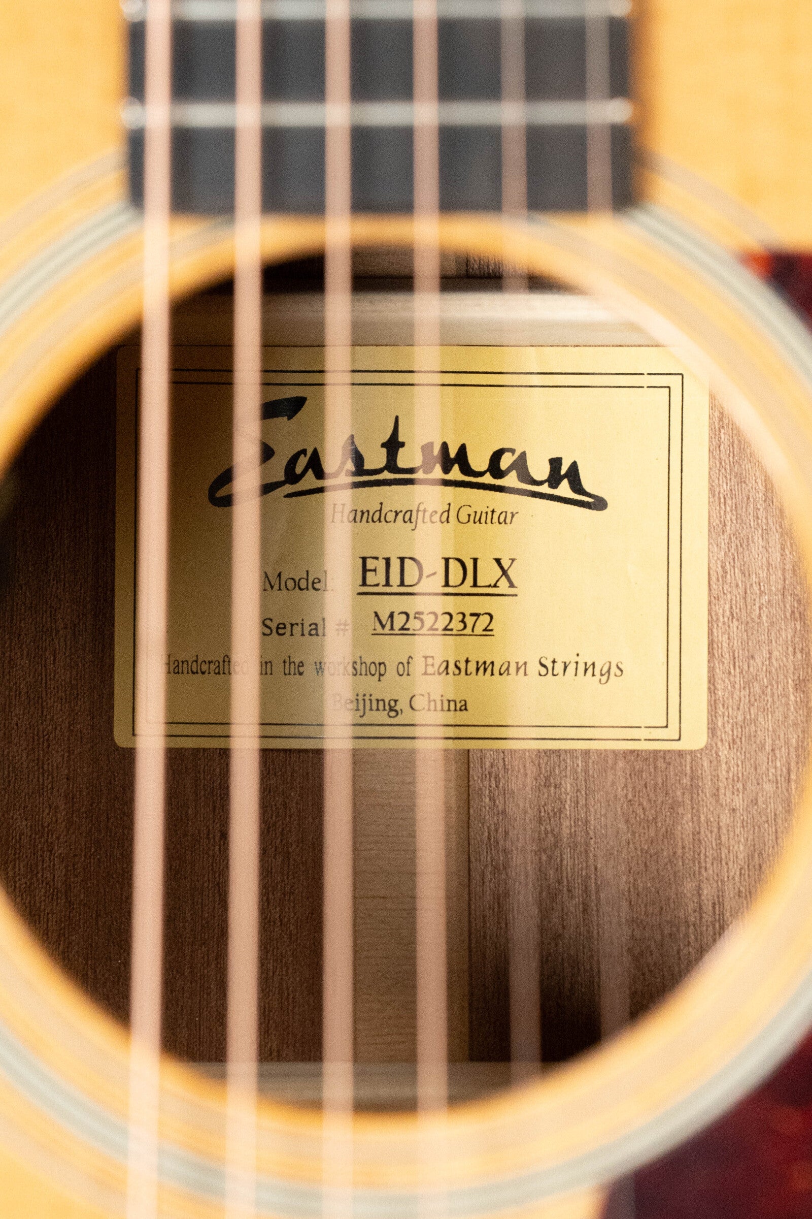 Eastman E1D-DLX Sitka/Sapele Dreadnought Guitar w/Fishman Pickup #2372