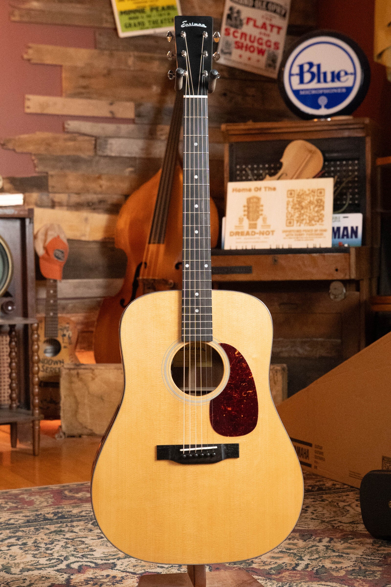 Eastman E1D-DLX Sitka/Sapele Dreadnought Guitar w/Fishman Pickup #2372
