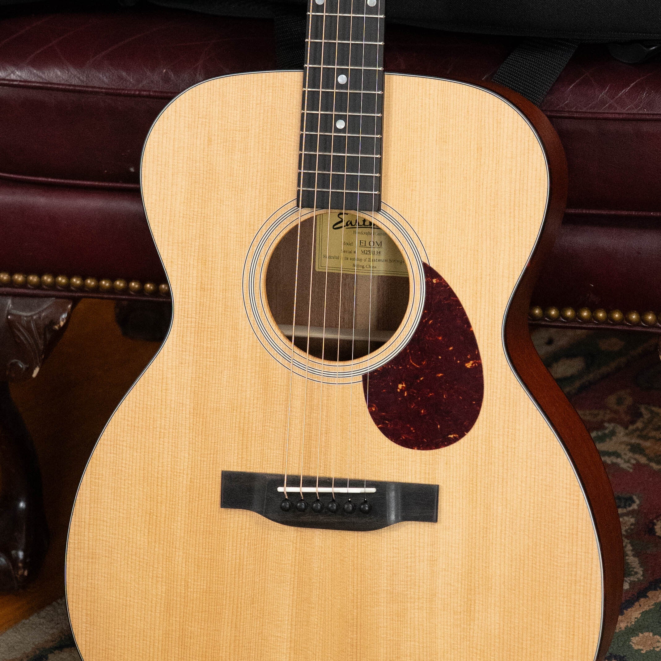 Eastman E1OM All Solid Sitka/Sapele Acoustic Guitar #1134