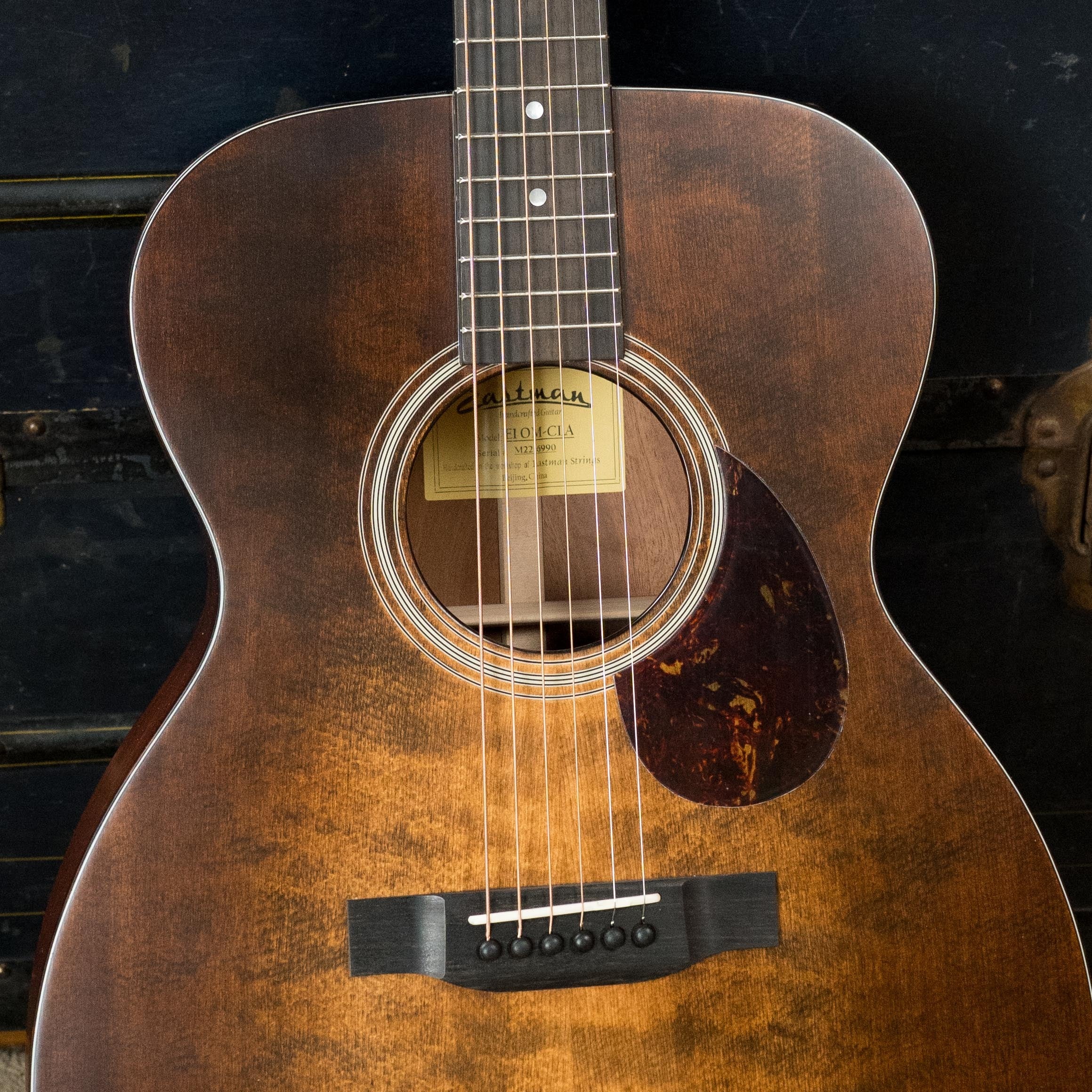 Eastman E1OM-CLA All Solid Sitka/Sapele Classic Finish Acoustic Guitar #6990