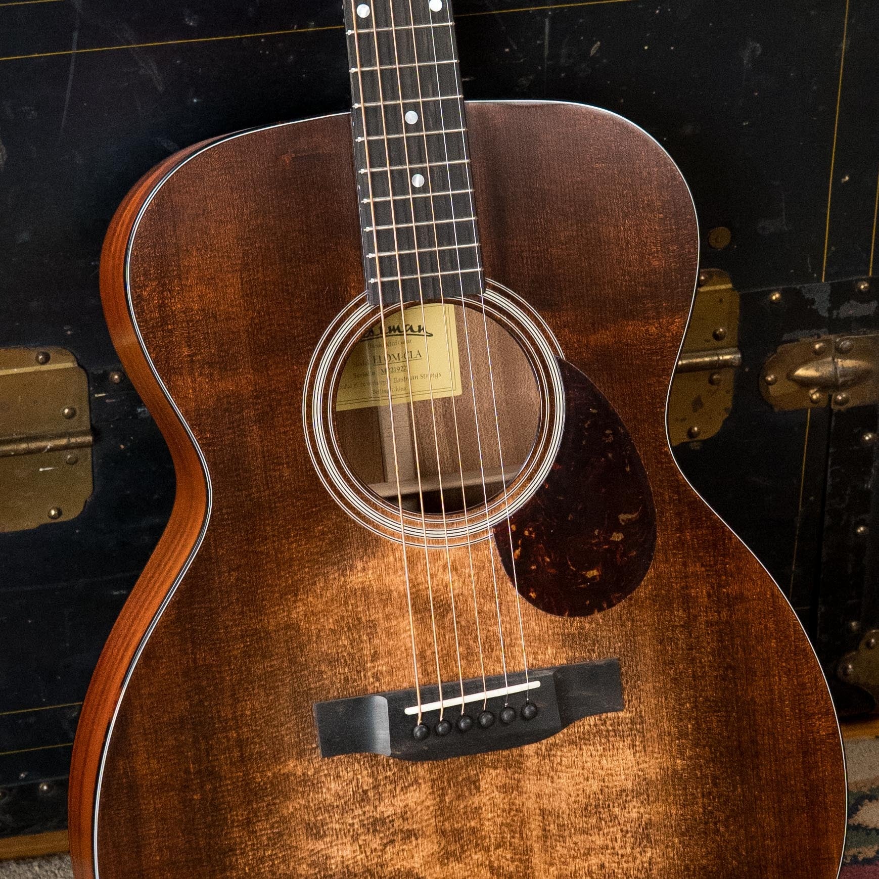 Eastman E1OM-CLA All Solid Sitka/Sapele Classic Finish Acoustic Guitar #9225