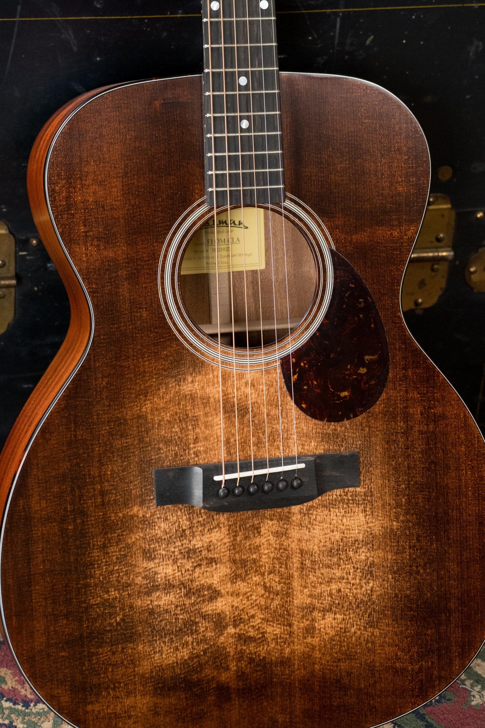 Eastman E1OM-CLA All Solid Sitka/Sapele Classic Finish Acoustic Guitar #9225