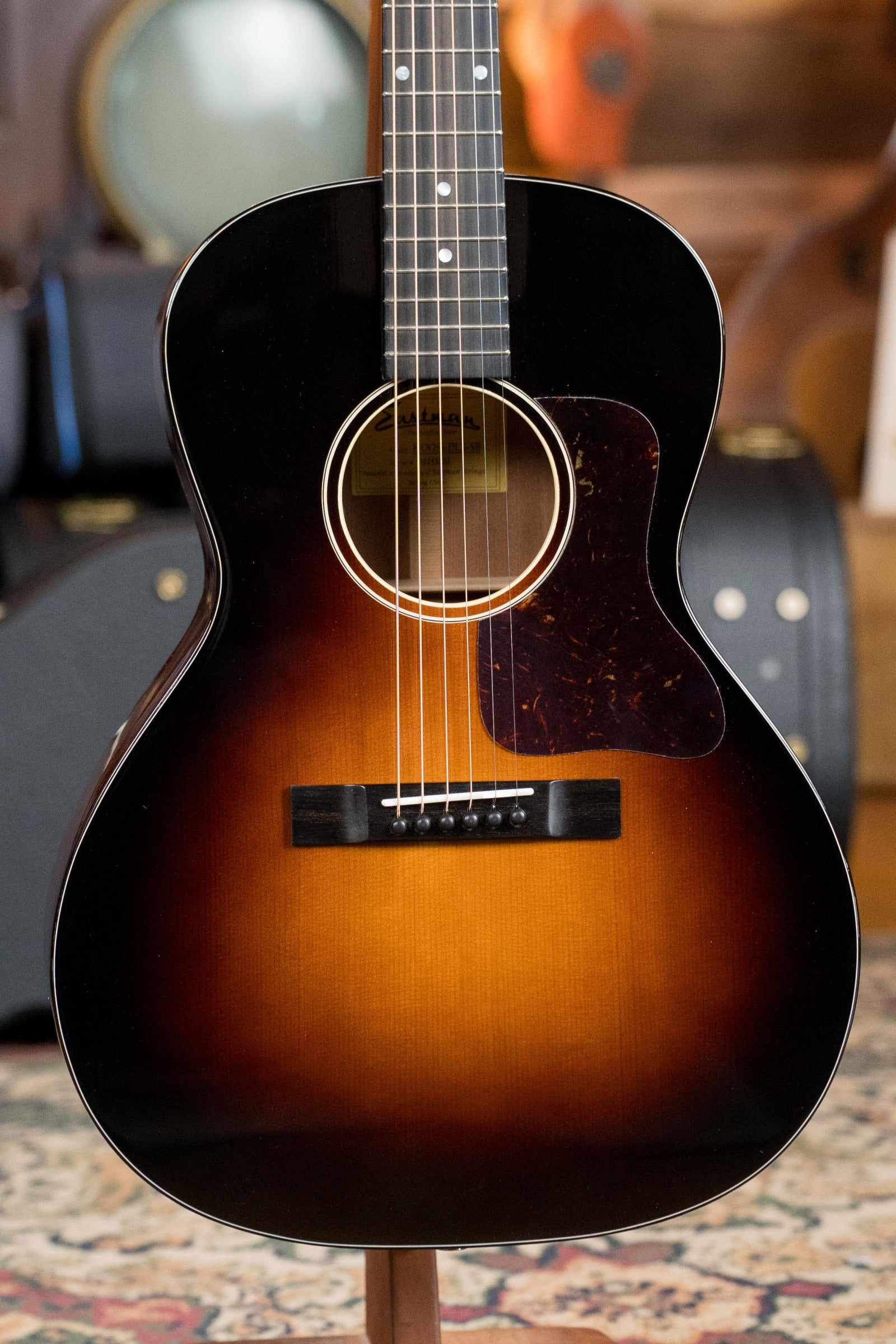 Eastman E1OOSS-DLX-SB Sitka/Sapele Sunburst Slope Shoulder Guitar w/Fishman Pickup #3212