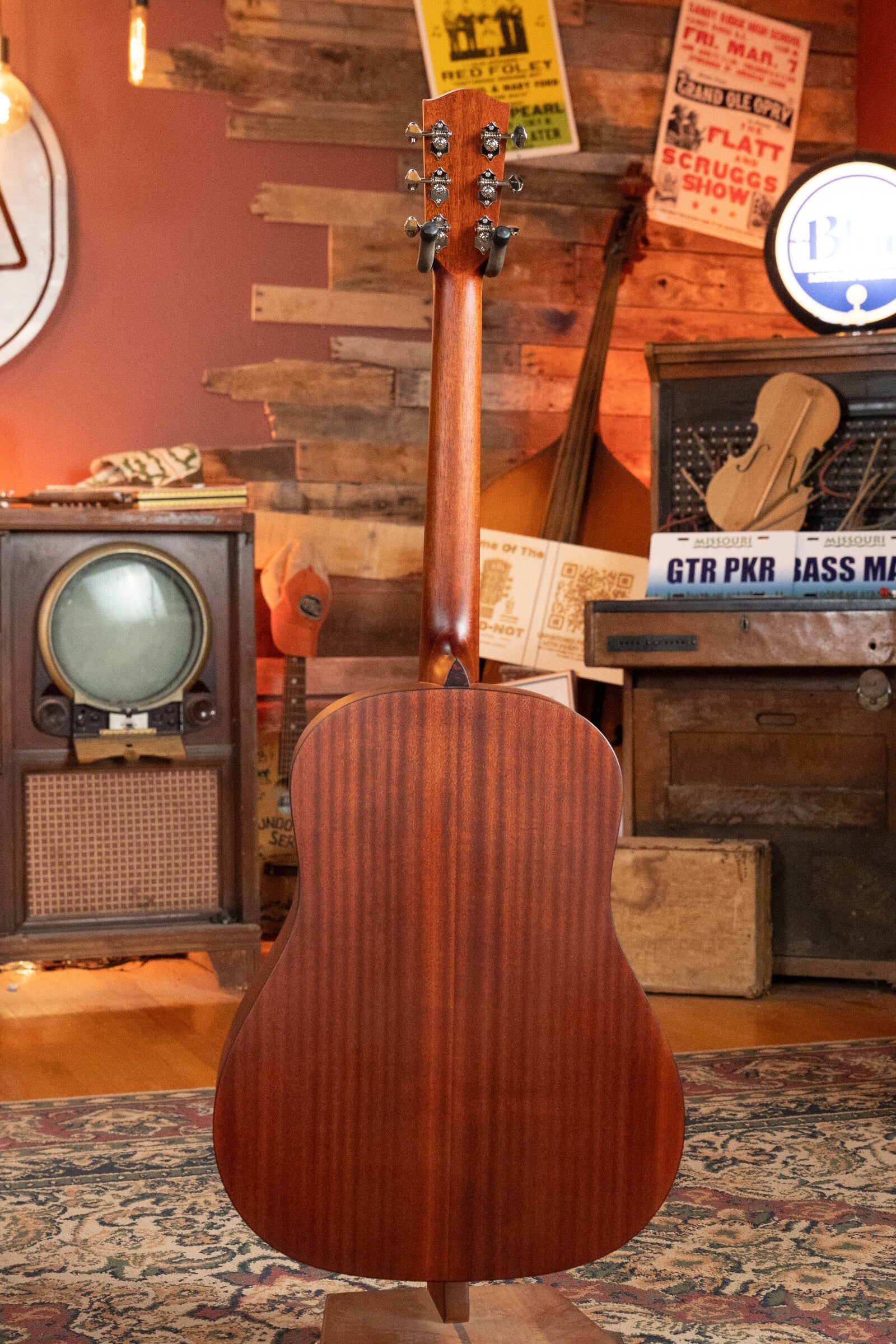 Eastman E1SS-SB Sitka/Sapele Sunburst Dreadnought Slope Shoulder Acoustic Guitar #1430
