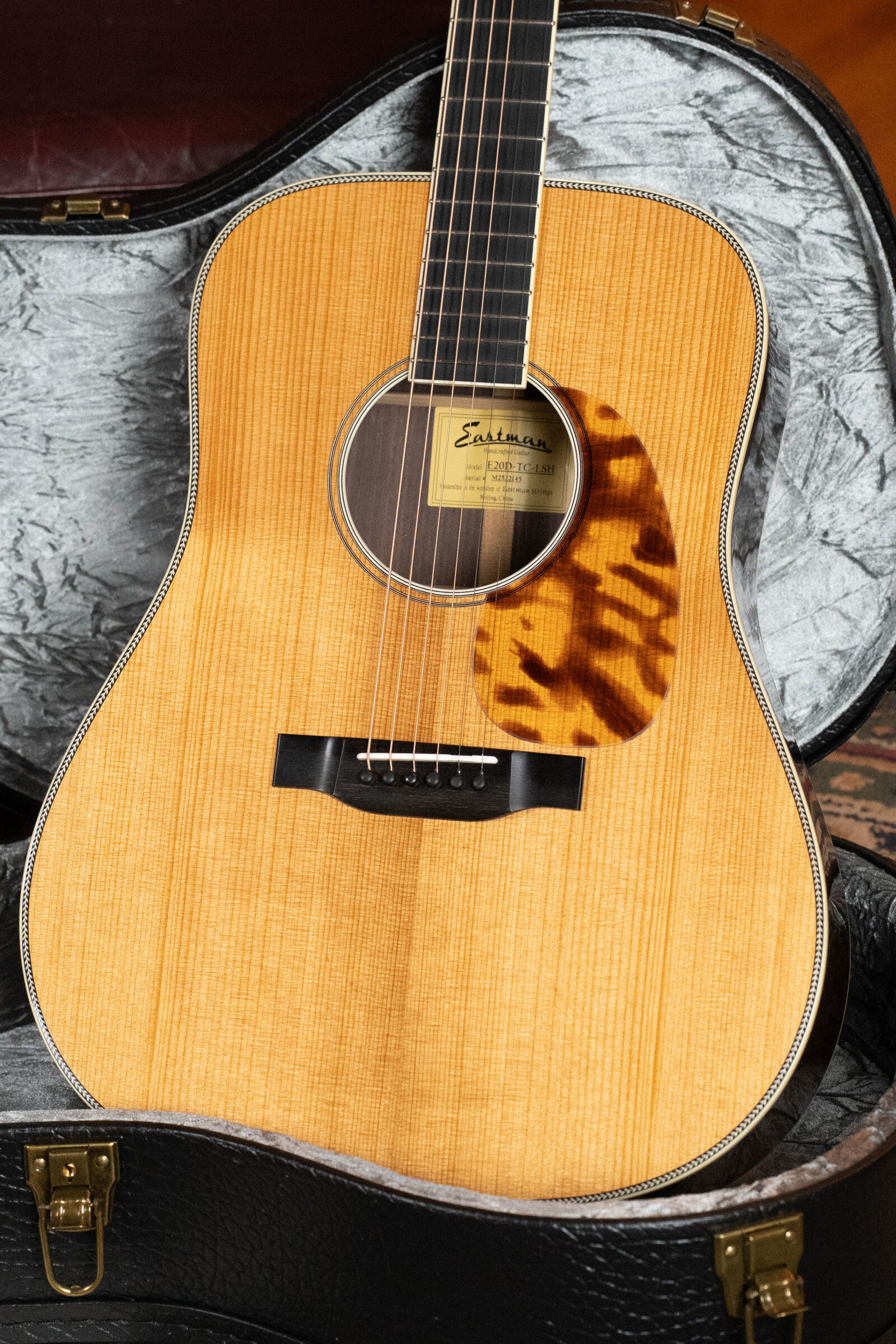 Eastman E20D-LSH-TC Thermo-Cured Adirondack/Rosewood Large Soundhole Dreadnought Acoustic Guitar #2145