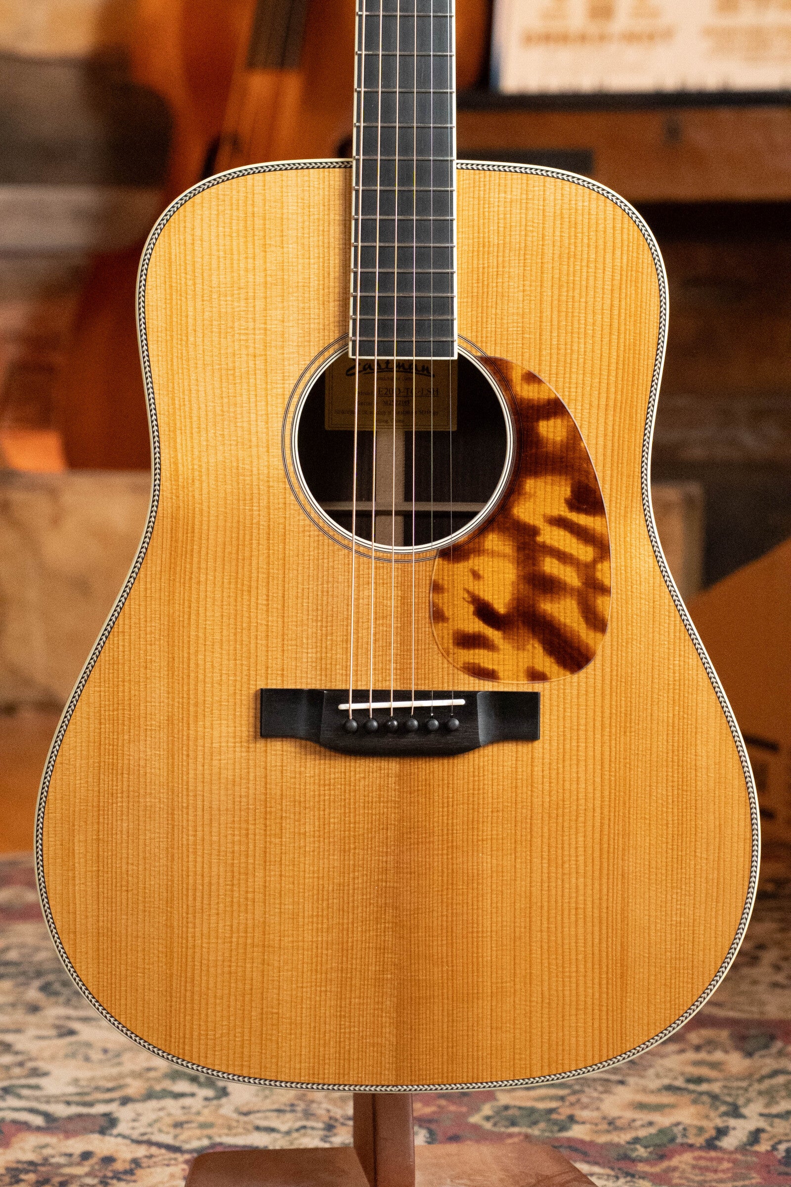 Eastman E20D-LSH-TC Thermo-Cured Adirondack/Rosewood Large Soundhole Dreadnought Acoustic Guitar #2145
