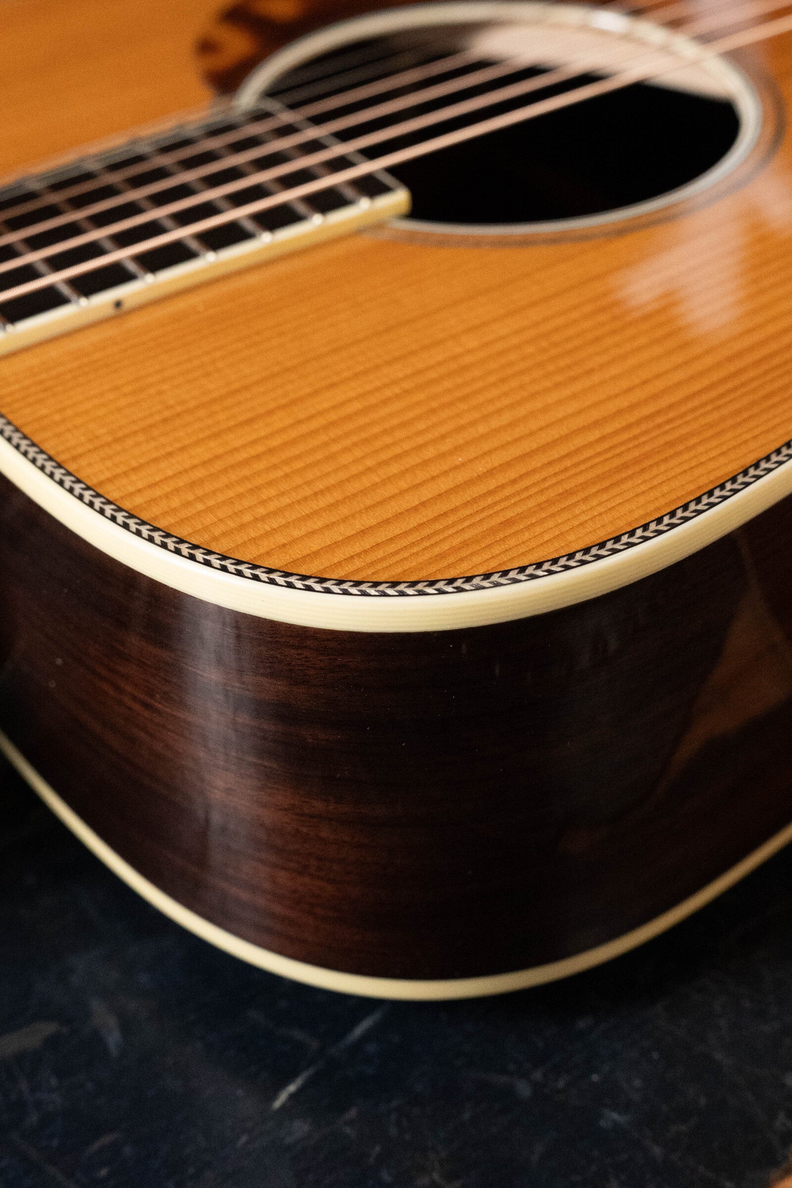 Eastman E20D-LSH-TC Thermo-Cured Adirondack/Rosewood Large Soundhole Dreadnought Acoustic Guitar #2145
