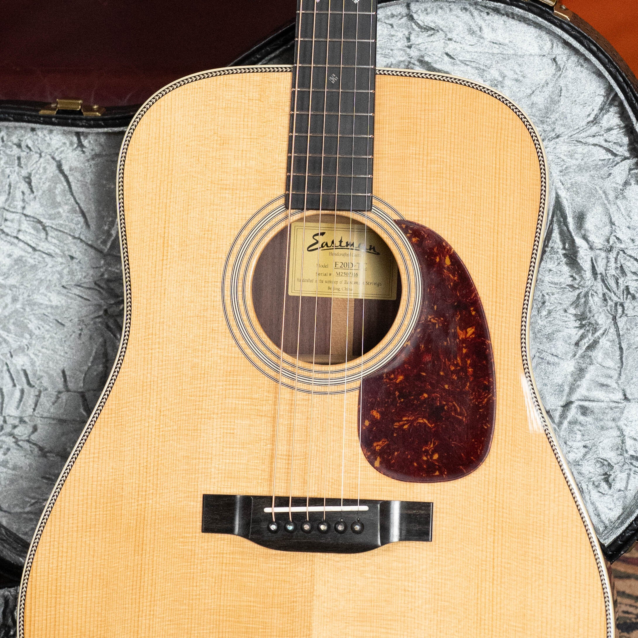 Eastman E20D-TC Thermo-Cured Adirondack/Rosewood Dreadnought Acoustic Guitar #7316