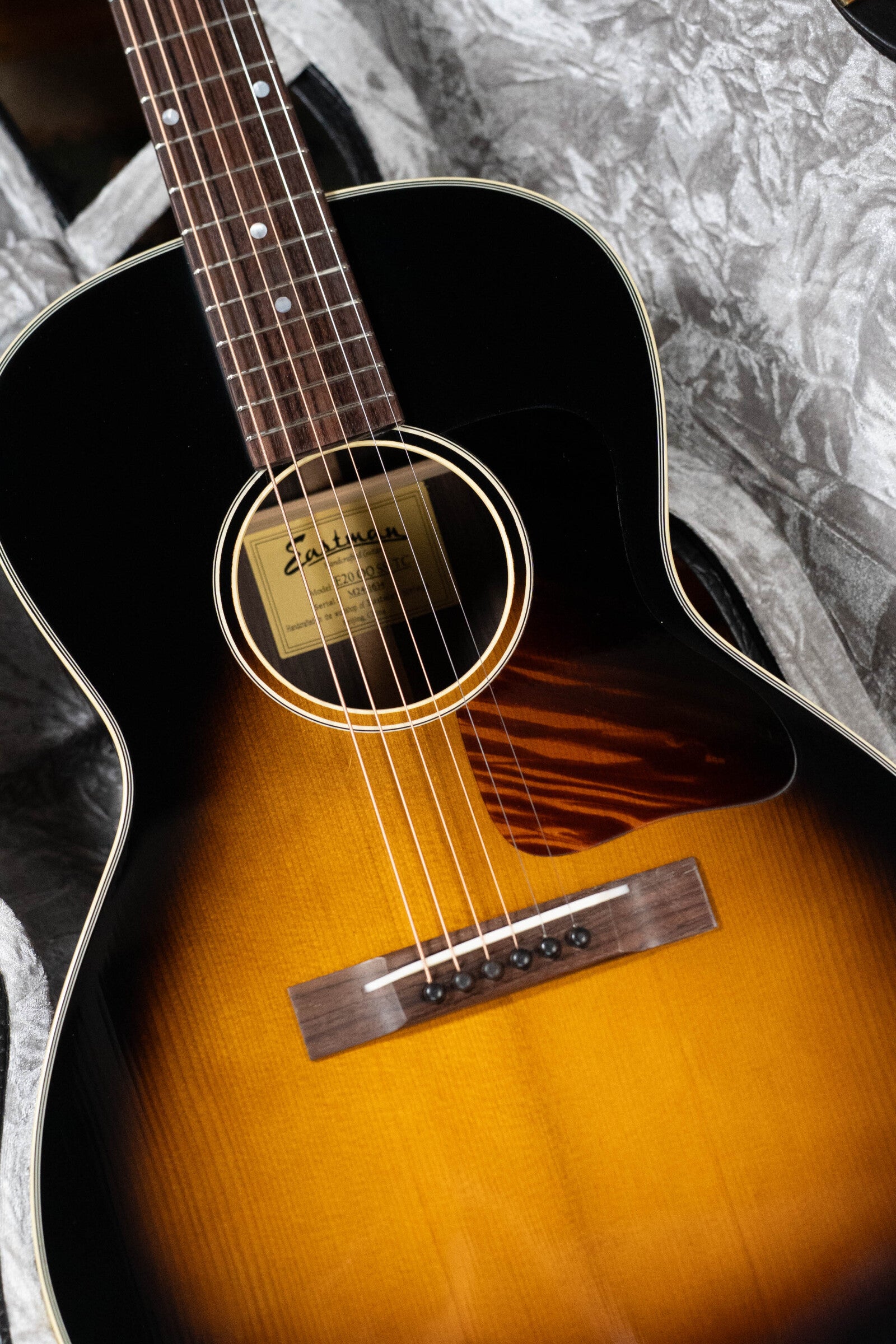 Eastman E20OOSS-TC Thermo-Cured Adirondack/Rosewood Natural Finish Slope Shoulder Acoustic Guitar #1634