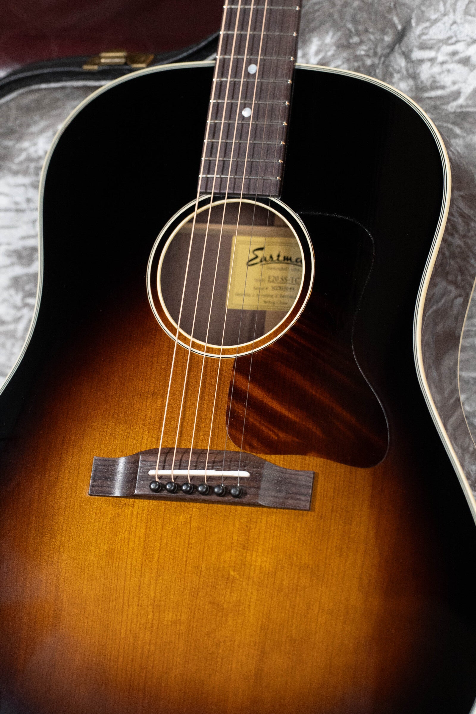 Eastman E20SS-TC Thermo-Cured Adirondack/Rosewood Slope Shoulder Dreadnought Acoustic Guitar #3044