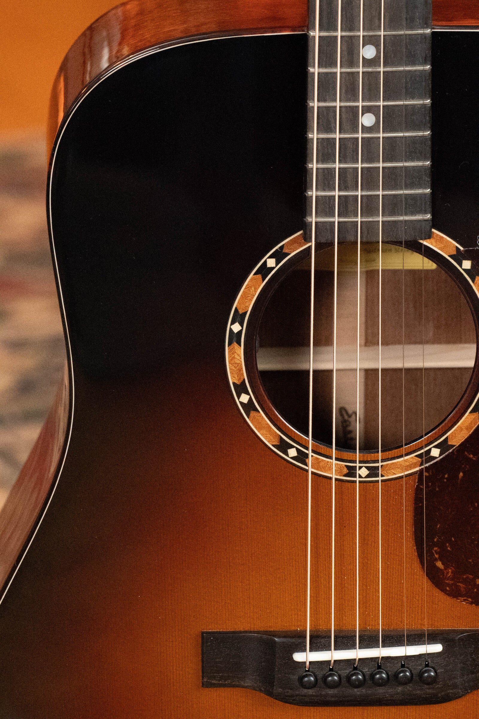 Eastman E2D-DLX-SB Cedar/Sapele Sunburst Dreadnought Guitar w/Fishman Pickup #3162