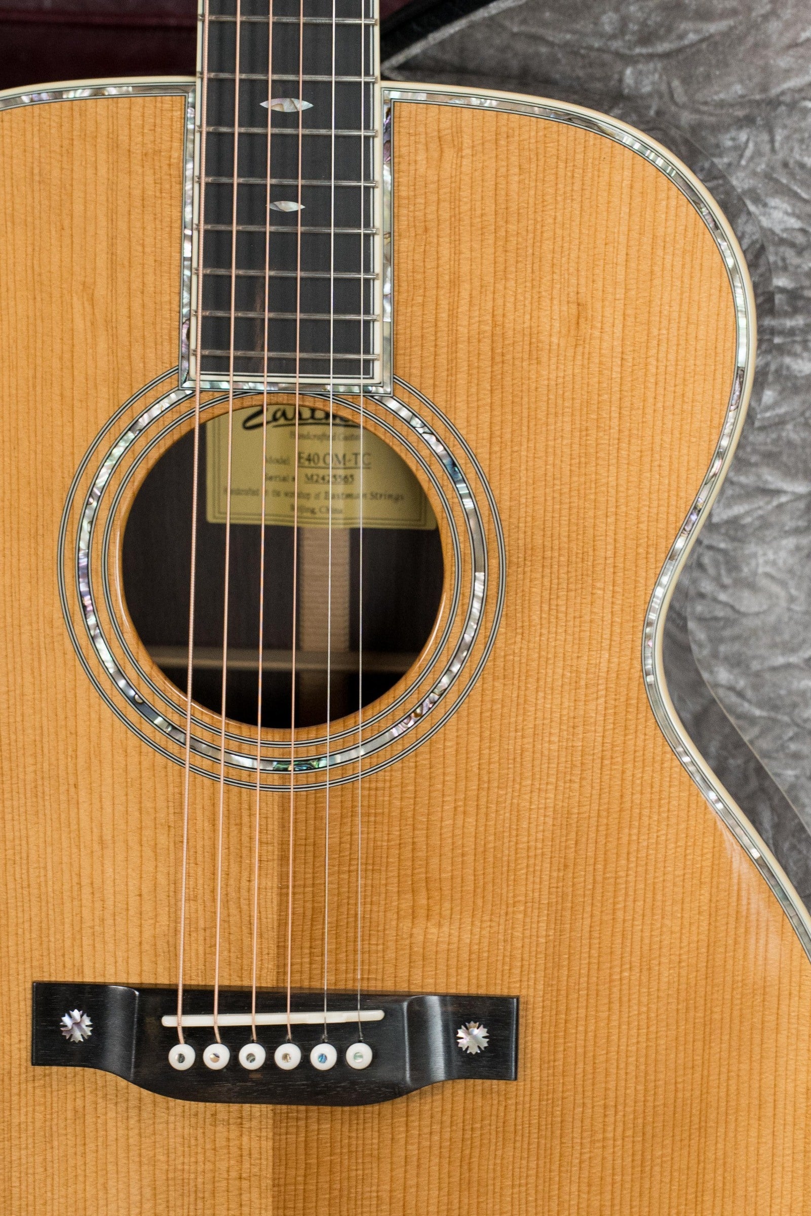 Eastman E40OM-TC AAA Grade Thermo-cured Adirondack/Rosewood Orchestra Model Acoustic Guitar #5565