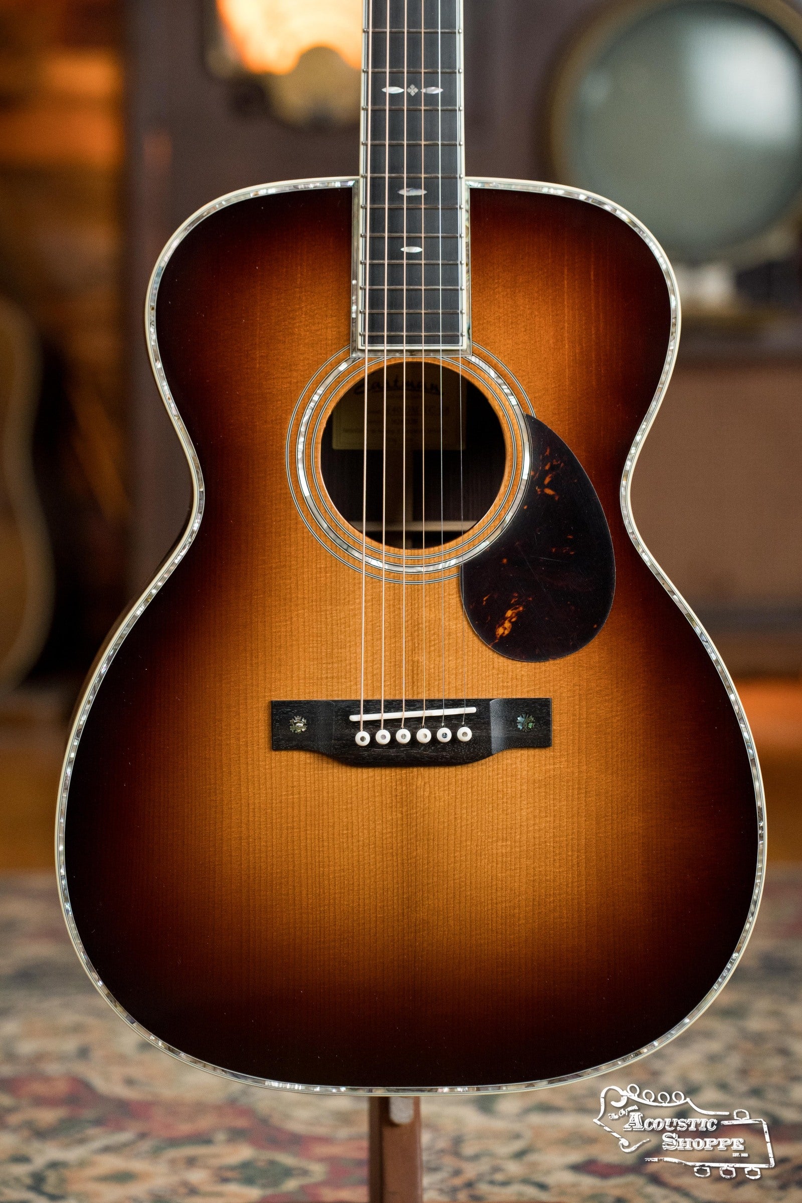 Eastman E40OM-TC-SB AAA Grade Thermo-cured Adirondack/Rosewood Orchestra Model Sunburst Acoustic Guitar #5761