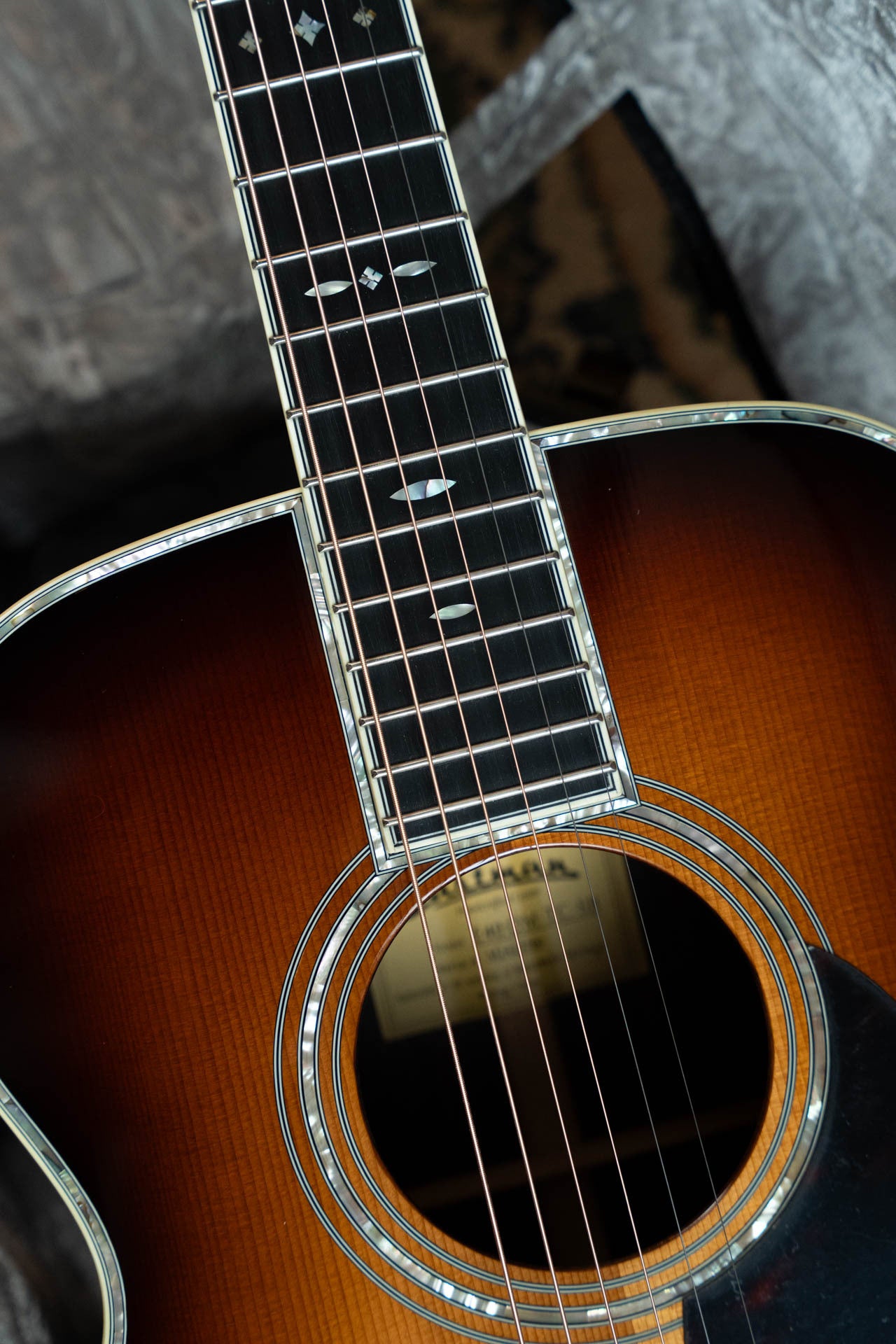 Eastman E40OM-TC-SB AAA Grade Thermo-cured Adirondack/Rosewood Sunburst Orchestra Model Acoustic Guitar #5760