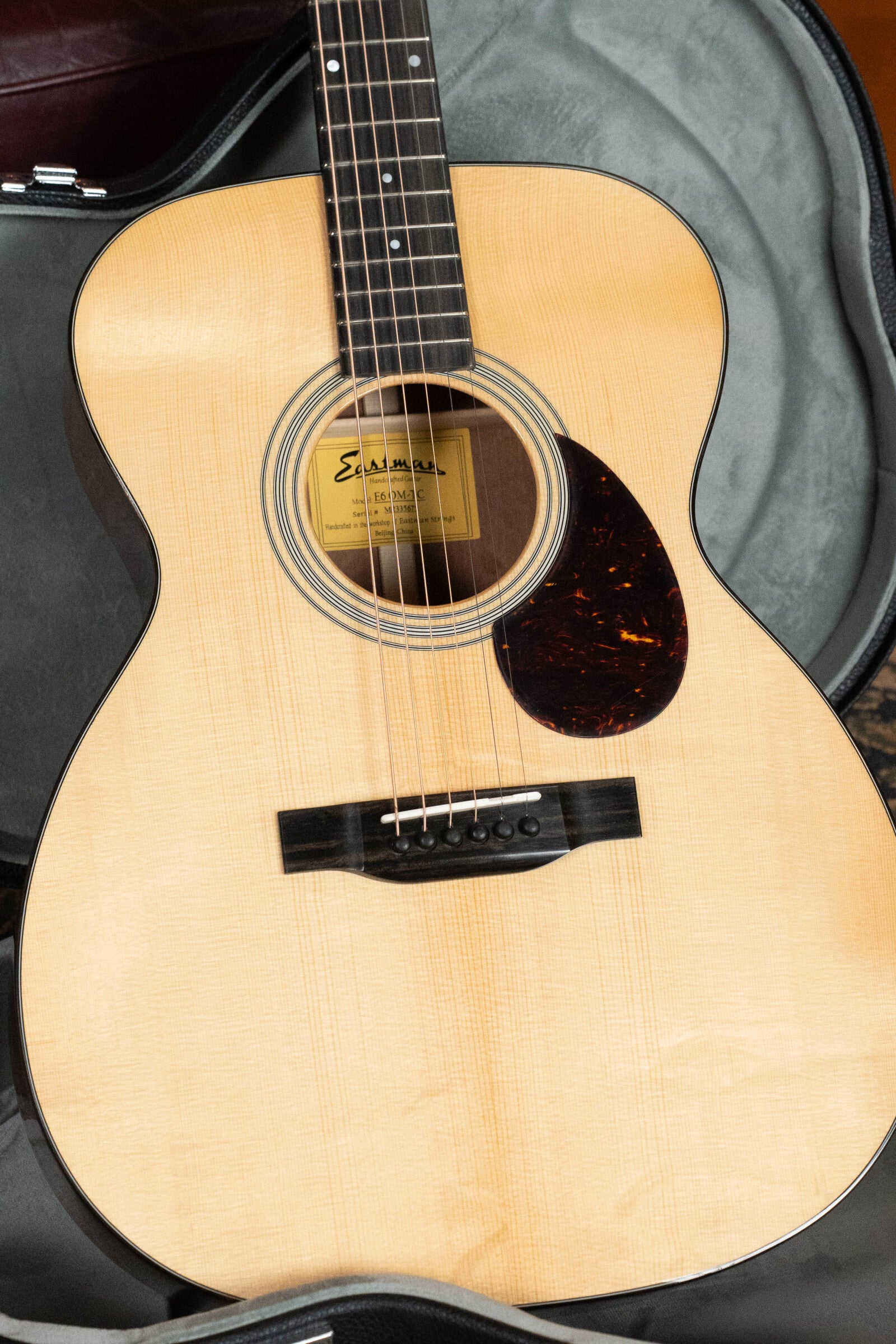 Eastman E6OM-TC Thermo-Cured Sitka/Mahogany Orchestra Model Acoustic Guitar #5675