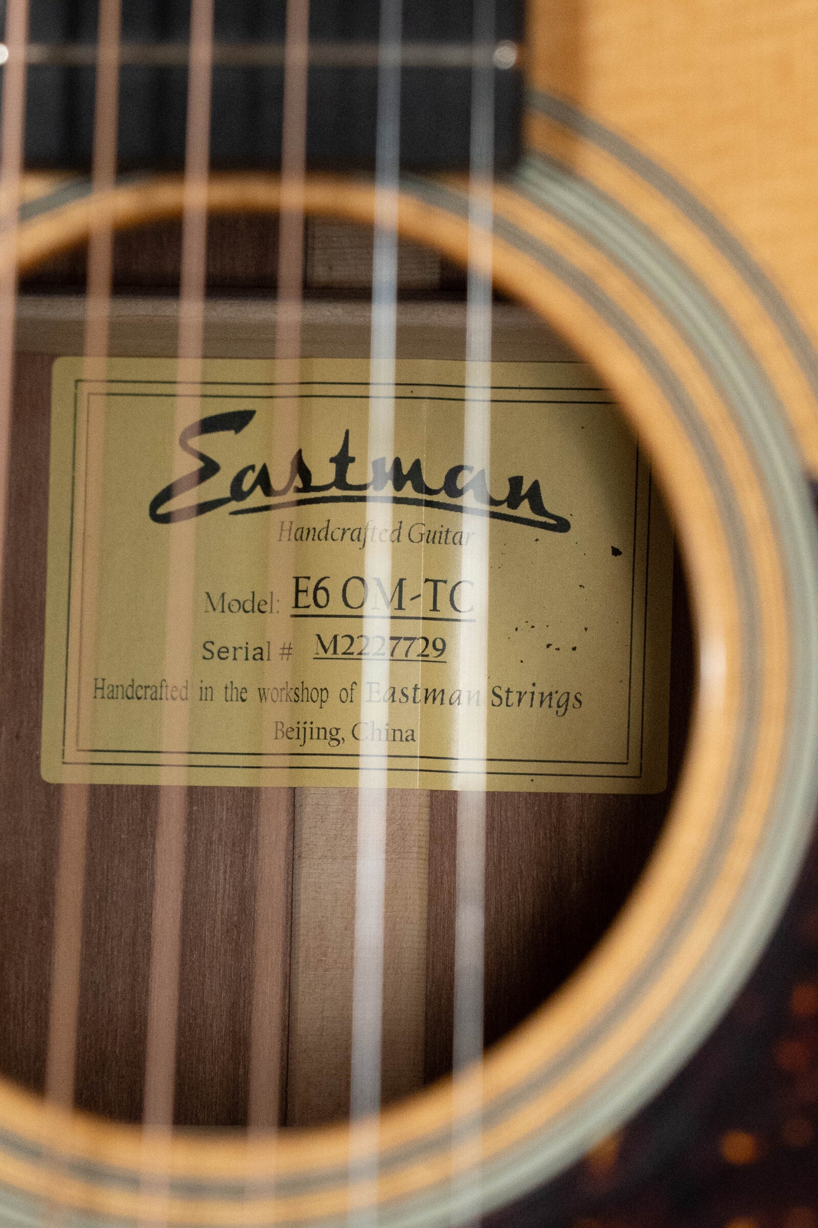 Eastman E6OM-TC Thermo-Cured Sitka/Mahogany Orchestra Model Acoustic Guitar #772